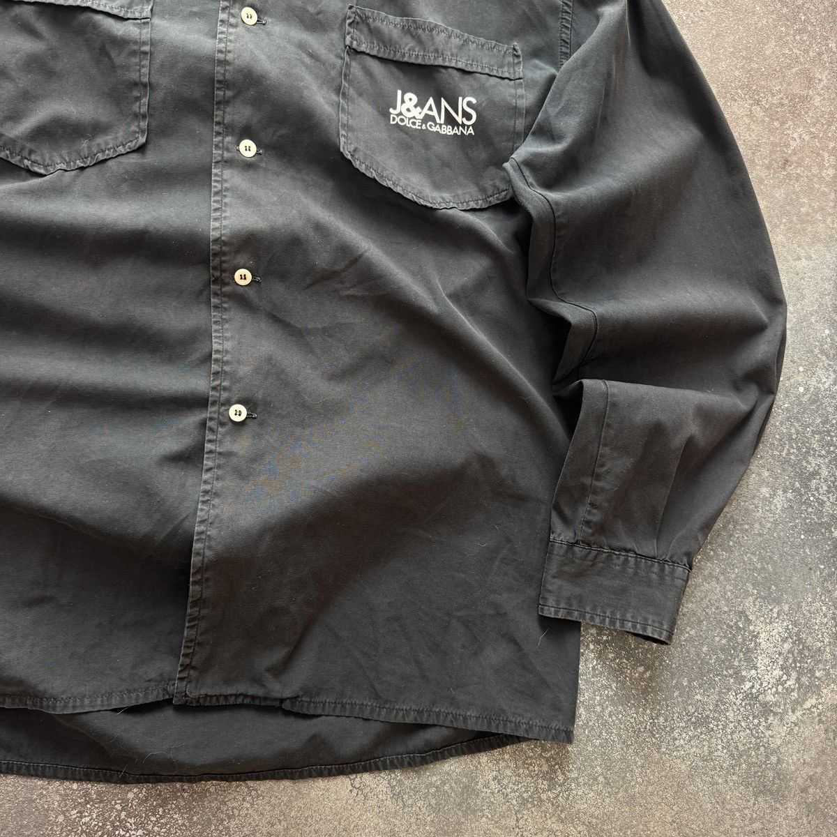 Dolce & Gabbana D&G Dolce & Gabbana Jeans 90s Vintage Button Up Shirt Size US L / EU 52-54 / 3 - 8 Thumbnail