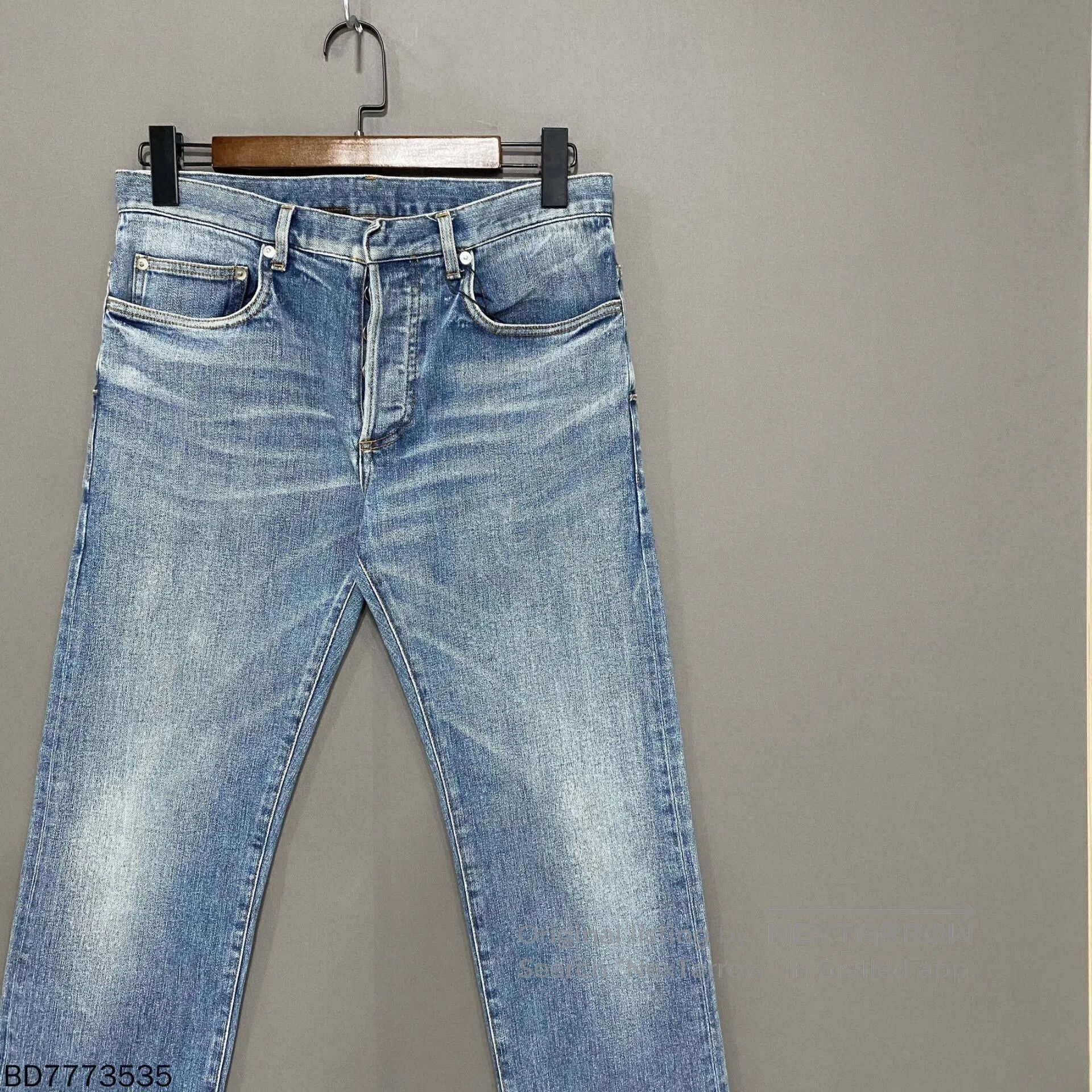 Dior blue wash denim pants by Dior. Size US 31 - 3 Thumbnail