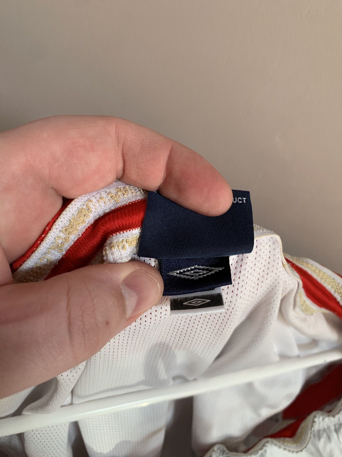 Umbro Vintage England silver shorts 2004 away Umbro soccer Size US 36 / EU 52 - 11 Thumbnail
