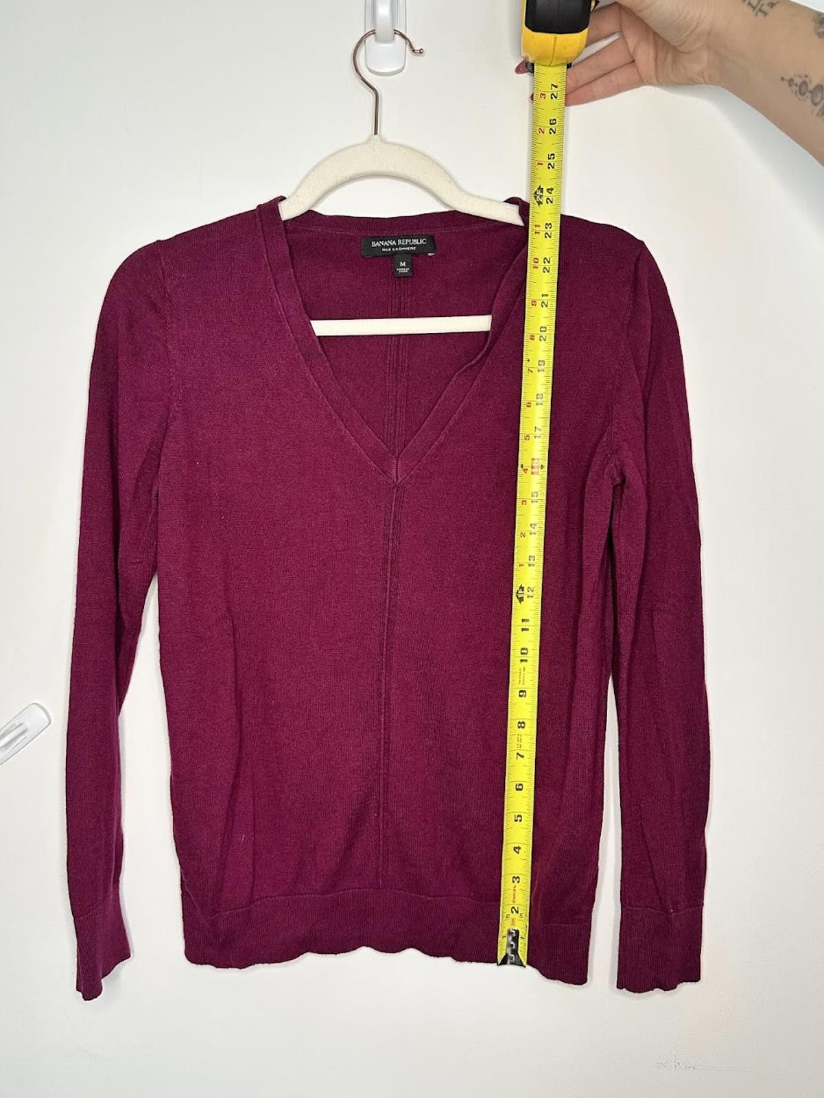 Banana Republic Banana Republic Silk Cashmere Sweater - Sz. M Size M / US 6-8 / IT 42-44 - 6 Thumbnail