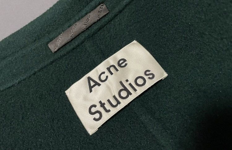 Acne Studios Acne studios Dark green wool coat 2412-Nextarrow Size US M / EU 48-50 / 2 - 6 Thumbnail