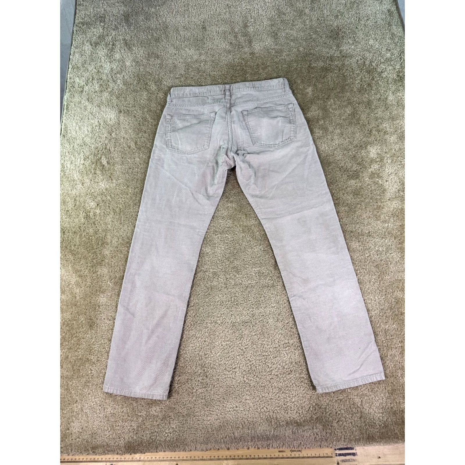 J.Crew J Crew Mens Corduroy Pants Gray Straight Leg Size 30x30 Style 770 Preppy Casual Workwear Size US 30 / EU 46 - 6 Thumbnail