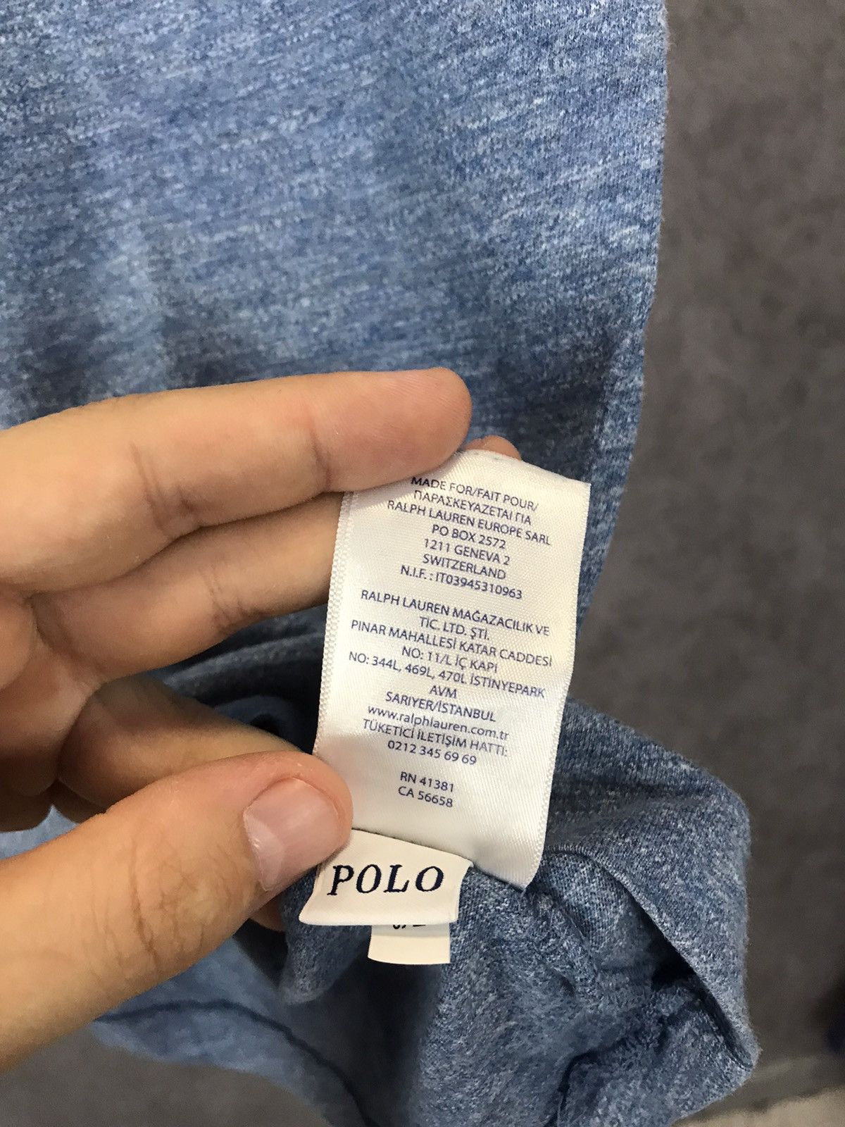Polo Ralph Lauren Polo Ralph Lauren designer logo tee Size US S / EU 44-46 / 1 - 5 Thumbnail