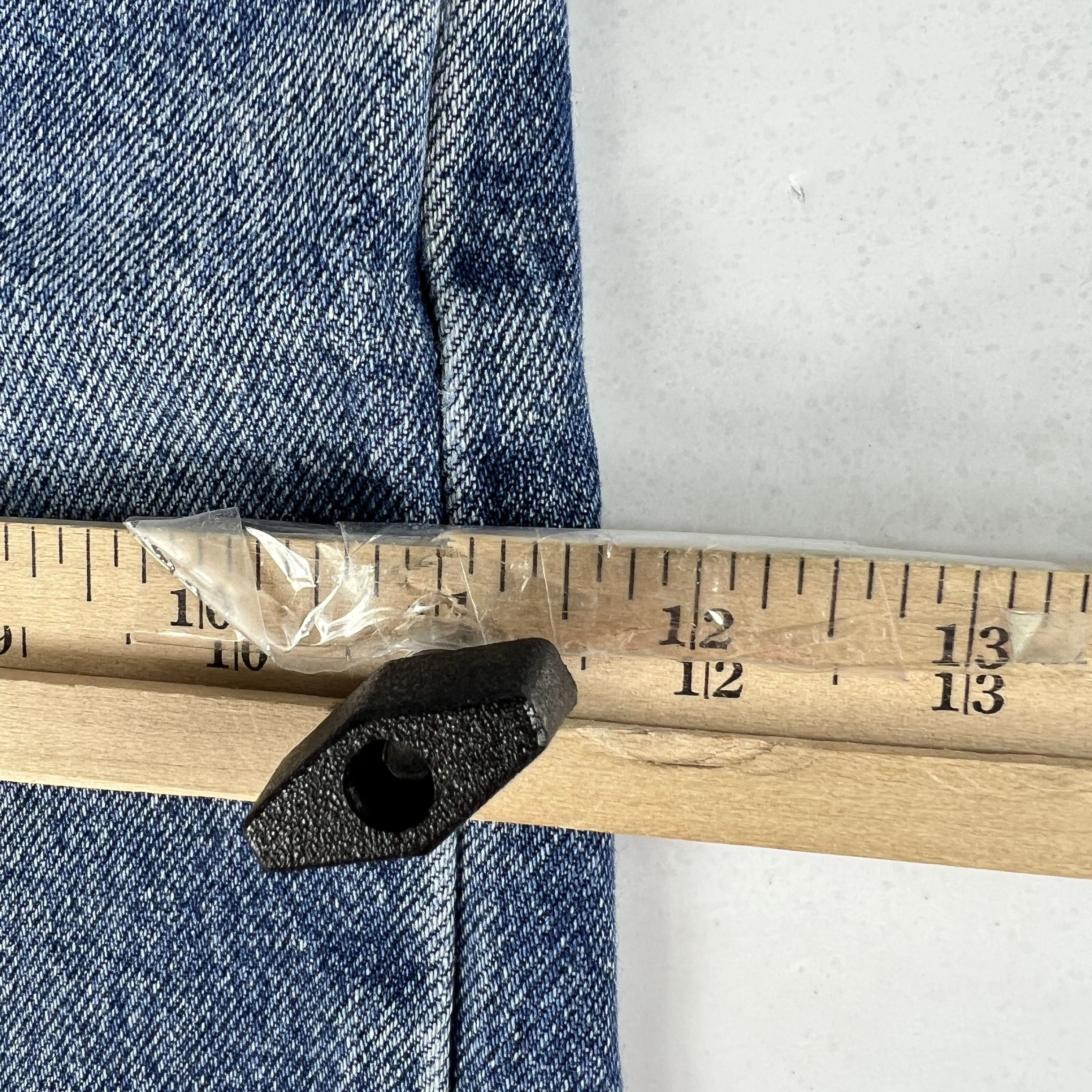 Levi's Levi's Jeans 505 Straight Blue Faded Cotton Denim Size US 37 - 23 Thumbnail