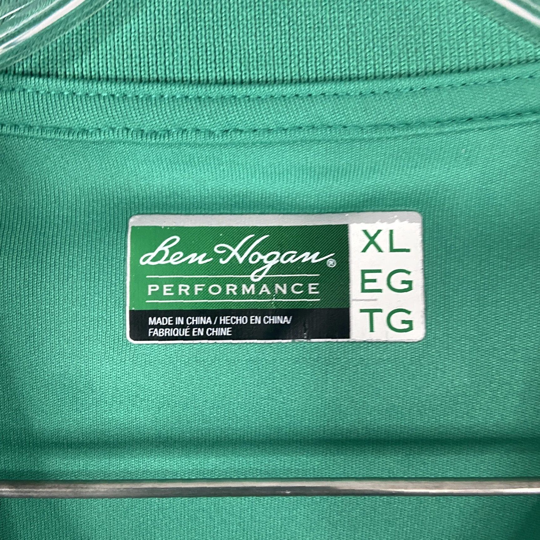 Hogan BEN HOGAN Performance Polo Shirt Plaid Green Men’s XL Size US XL / EU 56 / 4 - 7 Thumbnail
