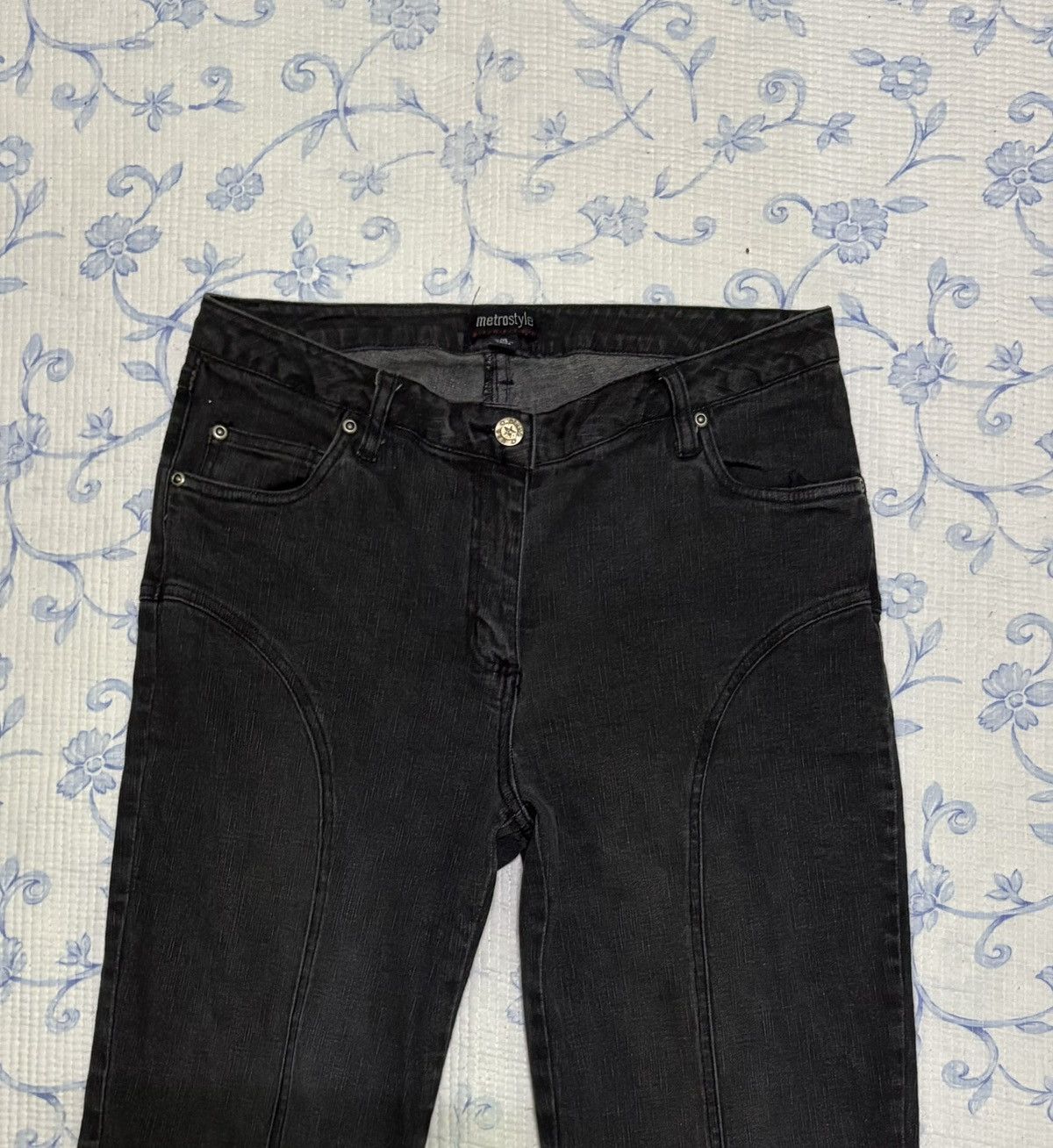 Other Metro Style Streetwear Flared Denim Jeans Size US 30 / EU 46 - 2 Thumbnail