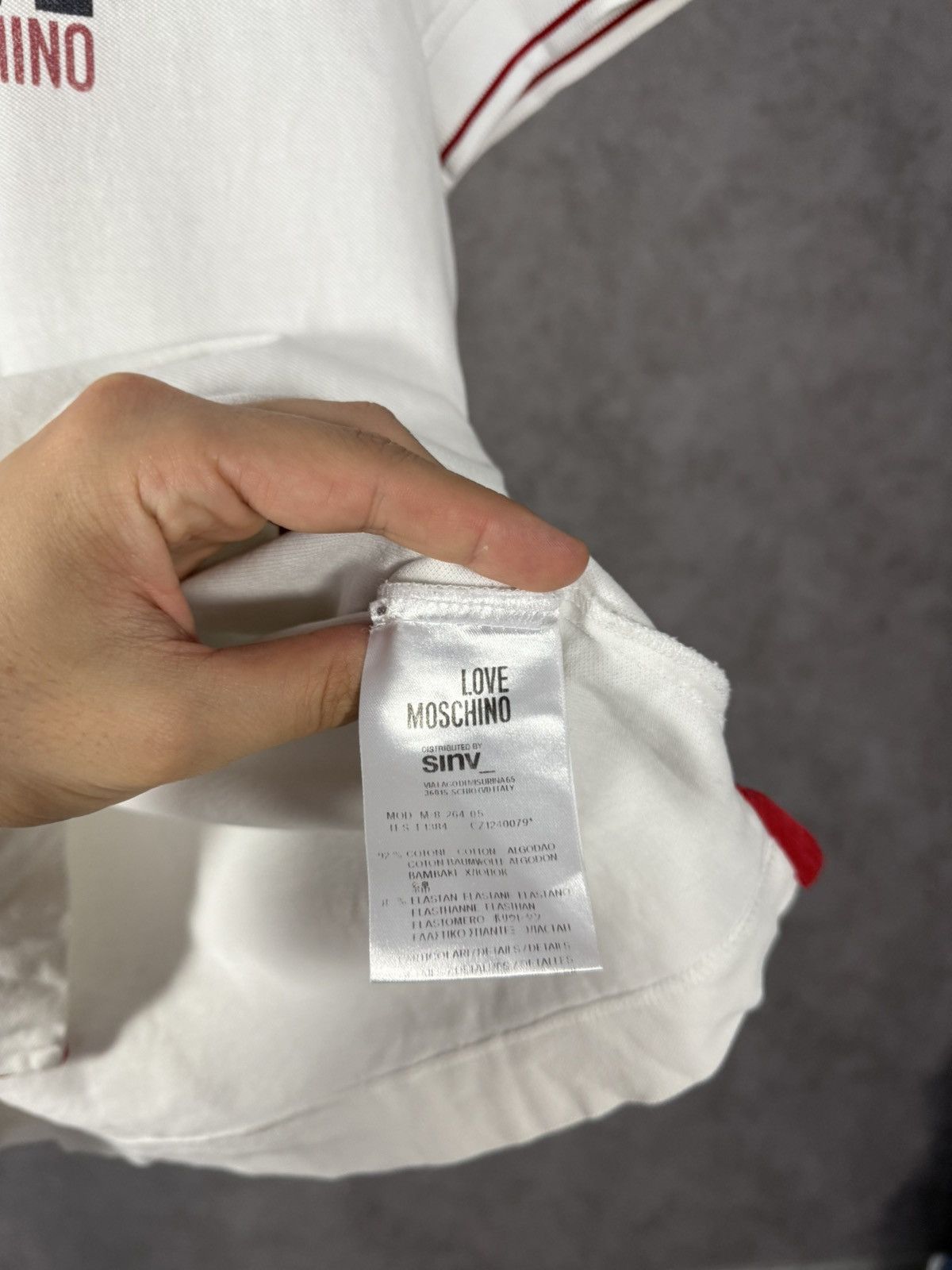 Designer × Moschino Love Moschino luxury designer polo tee Size US S / EU 44-46 / 1 - 6 Thumbnail