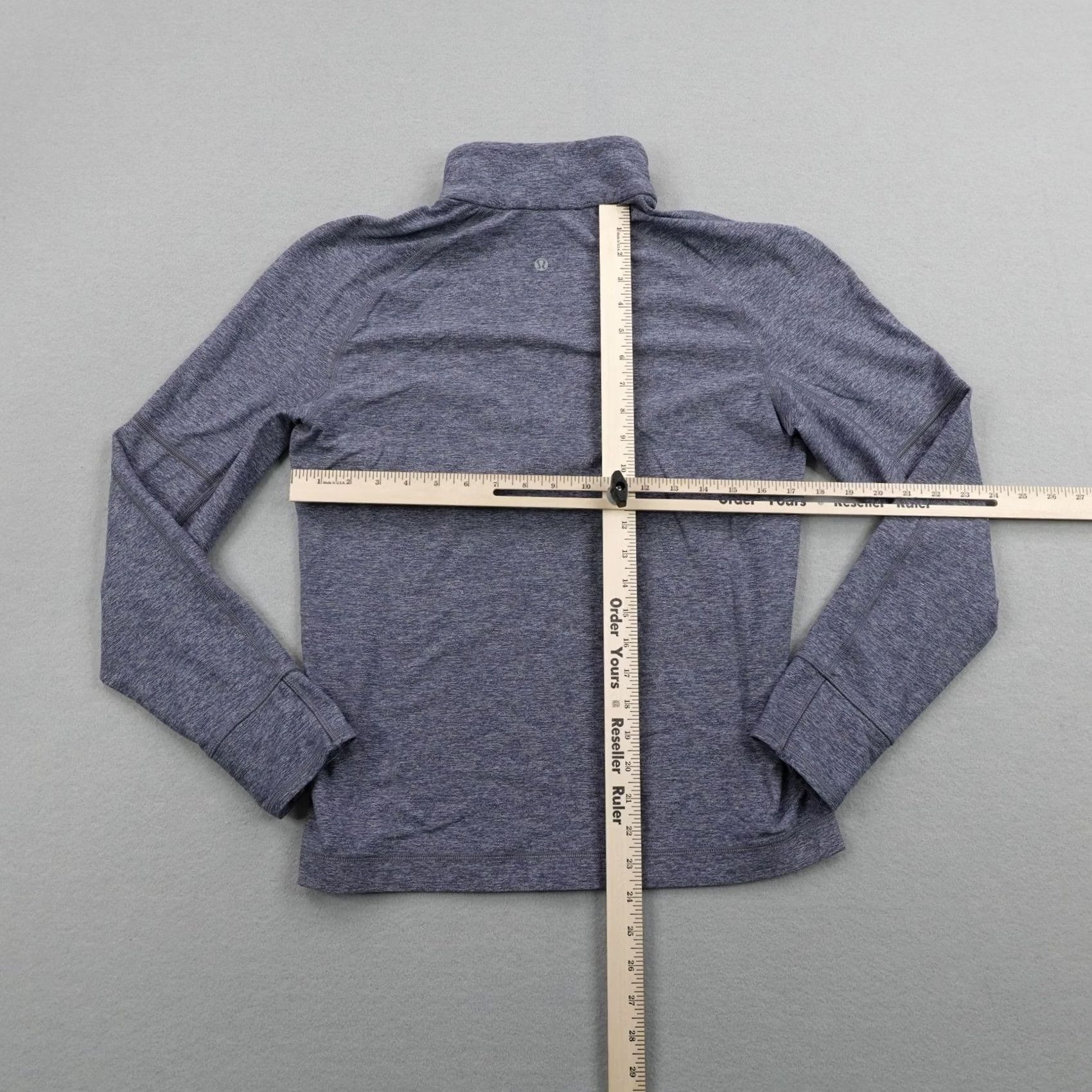 Lululemon Lululemon Shirt Womens M Heather Blue Surge 1/2 Zip Pullover Performance Sweater Size M / US 6-8 / IT 42-44 - 3 Thumbnail