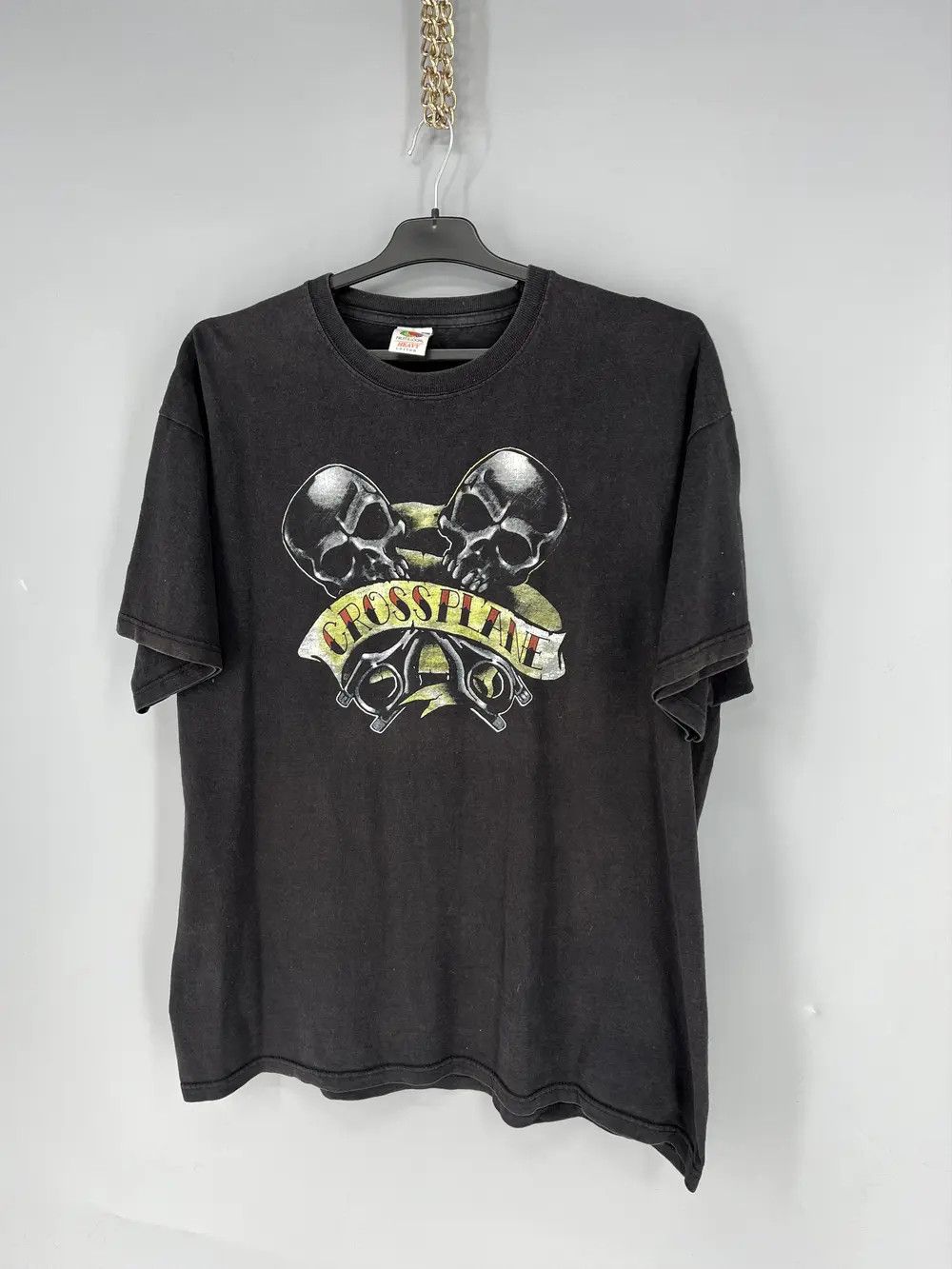 Band Tees Crossplane Skulls Vintage Y2K Rock Metal Size XL Black Size US XL / EU 56 / 4 - 3 Thumbnail