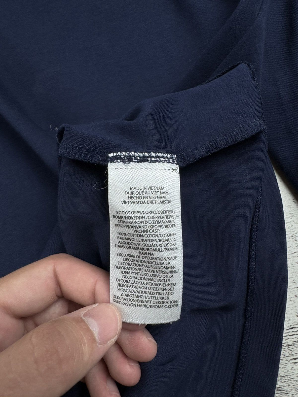 Polo Ralph Lauren Polo Ralph Lauren XXL Cotton Slim Fit Crew Neck Long-Sleeve Blue T Shirt Jersey Size US XXL / EU 58 / 5 - 9 Thumbnail