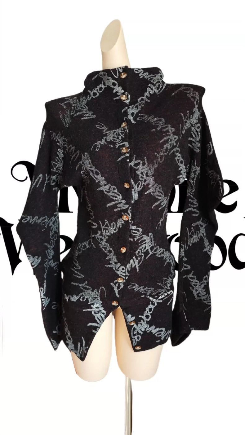 Vivienne Westwood Vivienne Westwood Rare angled letter graffiti in a distort Size M / US 6-8 / IT 42-44 - 1 Thumbnail