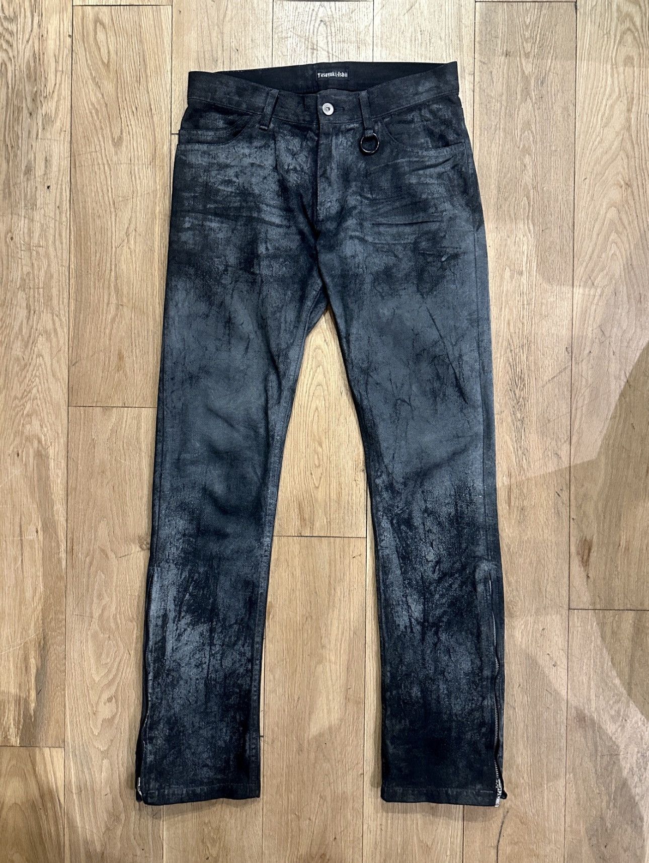 Yasuyuki Ishii Yasuyuki ishii acid wash denim Size US 31 - 1 Thumbnail