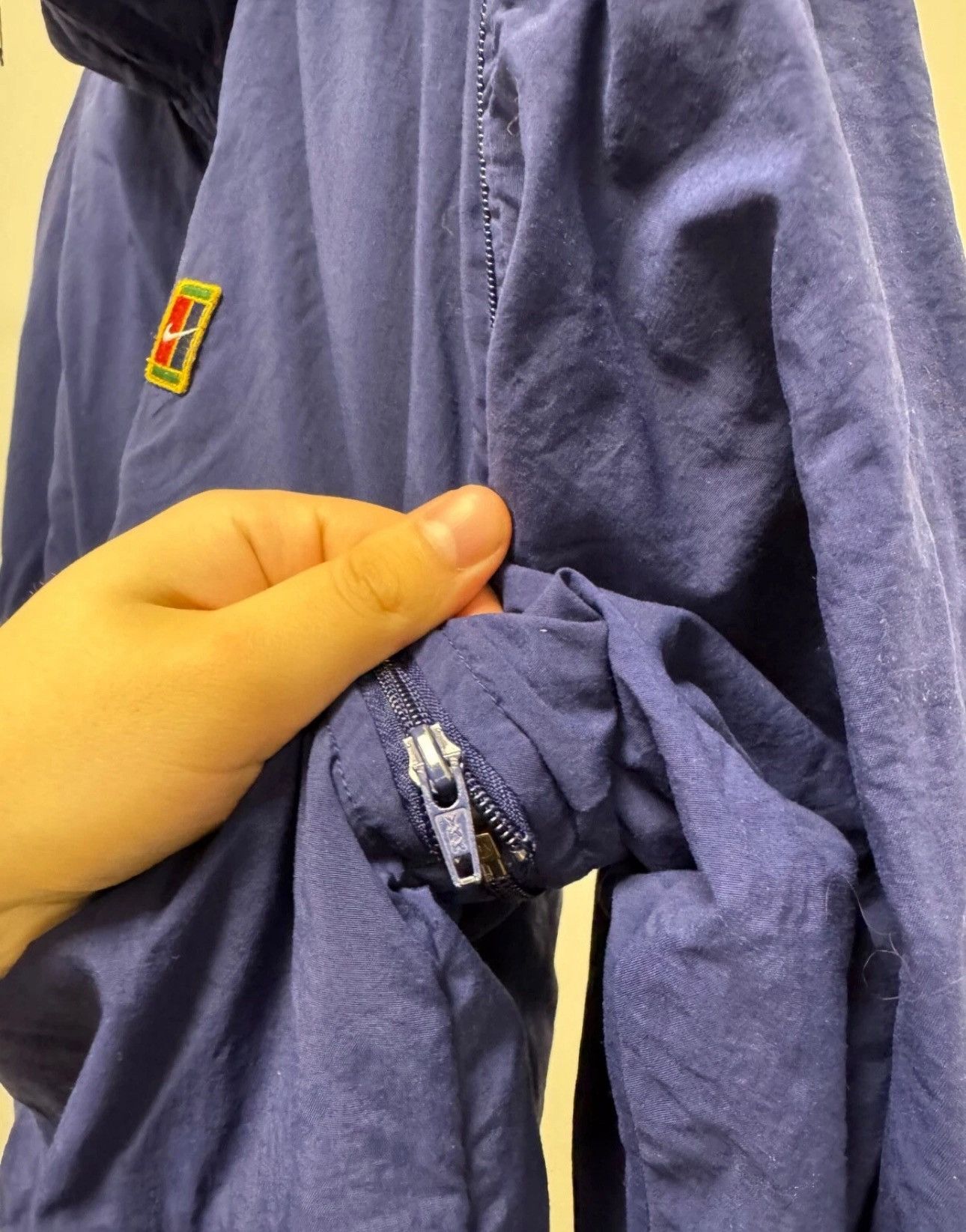 Nike × Vintage Vintage Nike Court Nylon Track Jacket 2 in 1 Windbreaker 90S Size US L / EU 52-54 / 3 - 10 Thumbnail