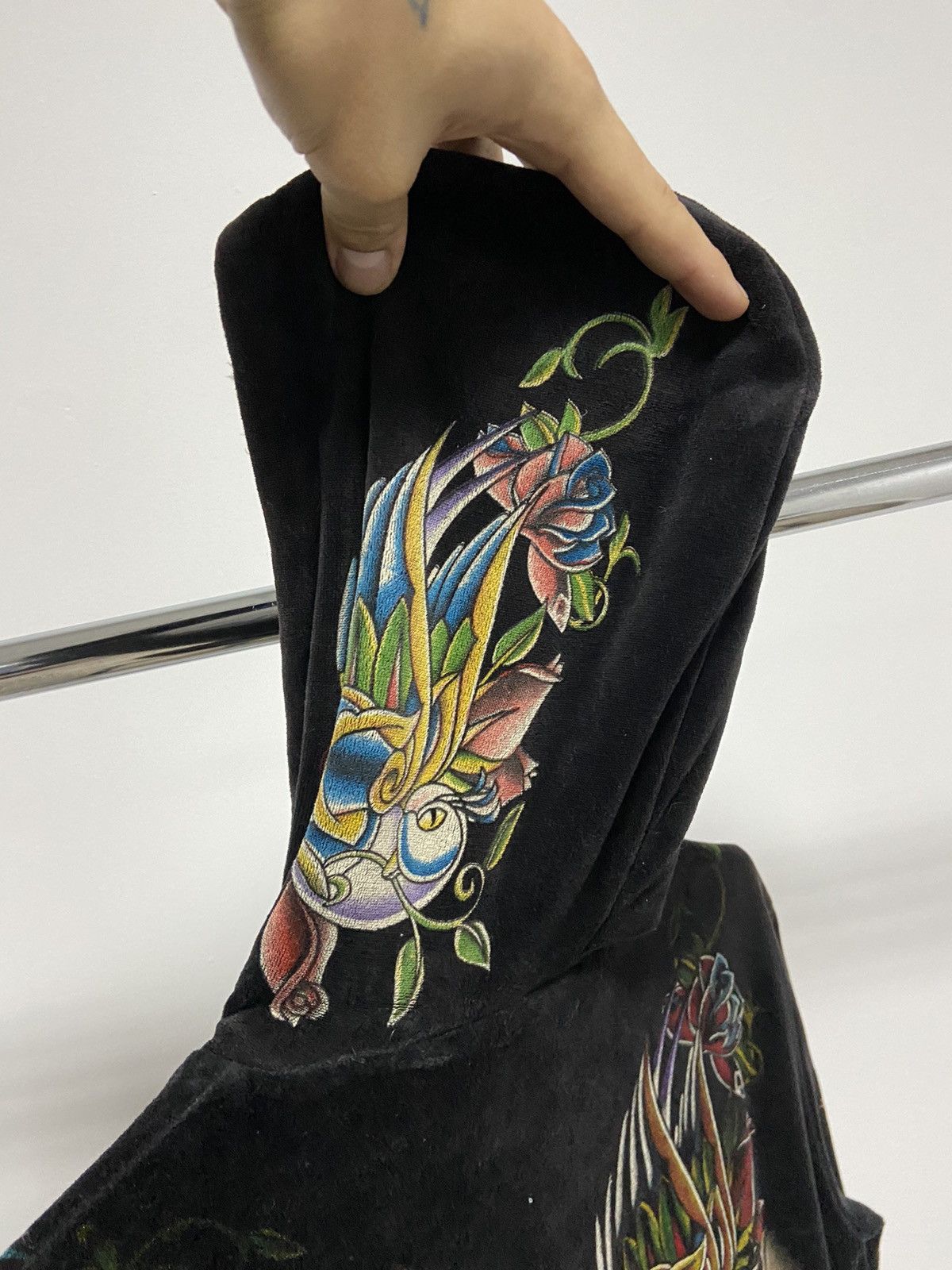 Christian Audigier × Ed Hardy × Vintage Ed Hardy Christian Audigier Zip Hoodie Big Logo Vintage Size M / US 6-8 / IT 42-44 - 6 Thumbnail