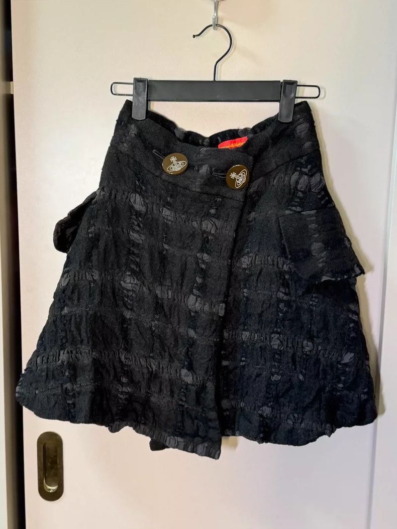 Vivienne Westwood Vivienne Westwood size3 Black cotton caper skirt Size 28" / US 6 / IT 42 - 6 Thumbnail