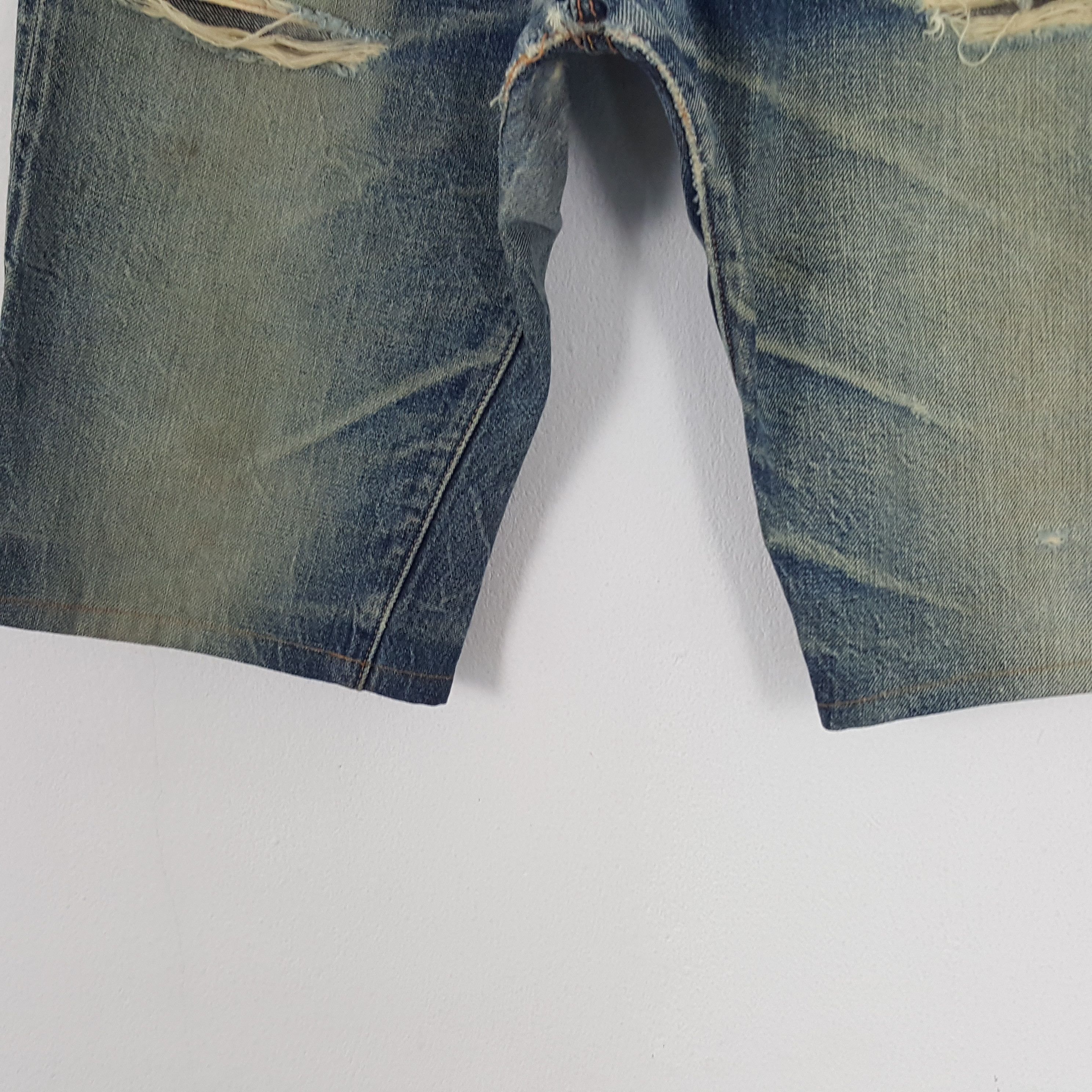 Evisu × Japanese Brand × Vintage Vintage Evisu Japanese Brand Daicock Custom Art Short Jeans Size US 30 / EU 46 - 3 Thumbnail