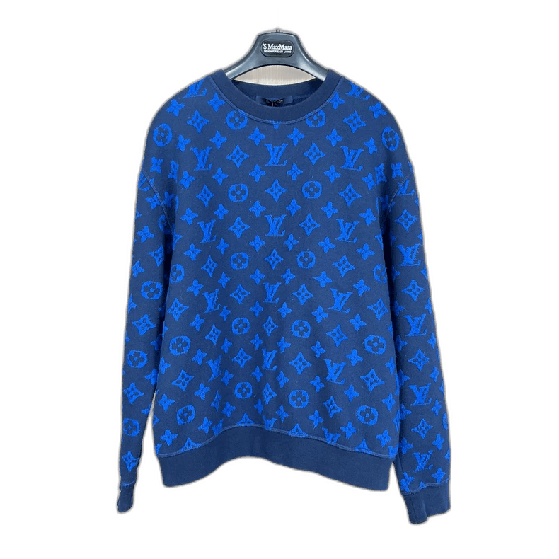 Louis Vuitton Louis Vuitton Blue Printed Sweatshirt Size S-2506 Size US S / EU 44-46 / 1 - 1 Thumbnail