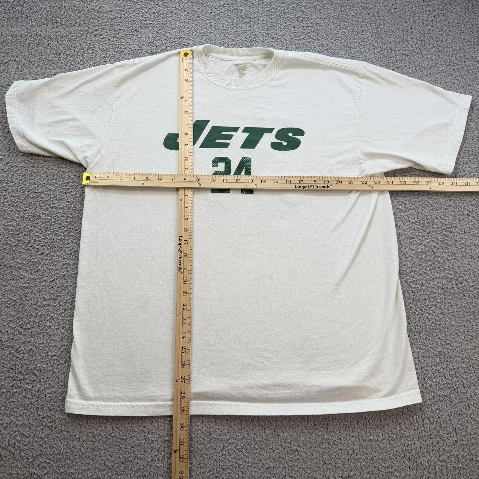 Reebok Reebok New York Jets Darrelle Revis 24 T Shirt Mens XL NFL Size US XL / EU 56 / 4 - 3 Thumbnail