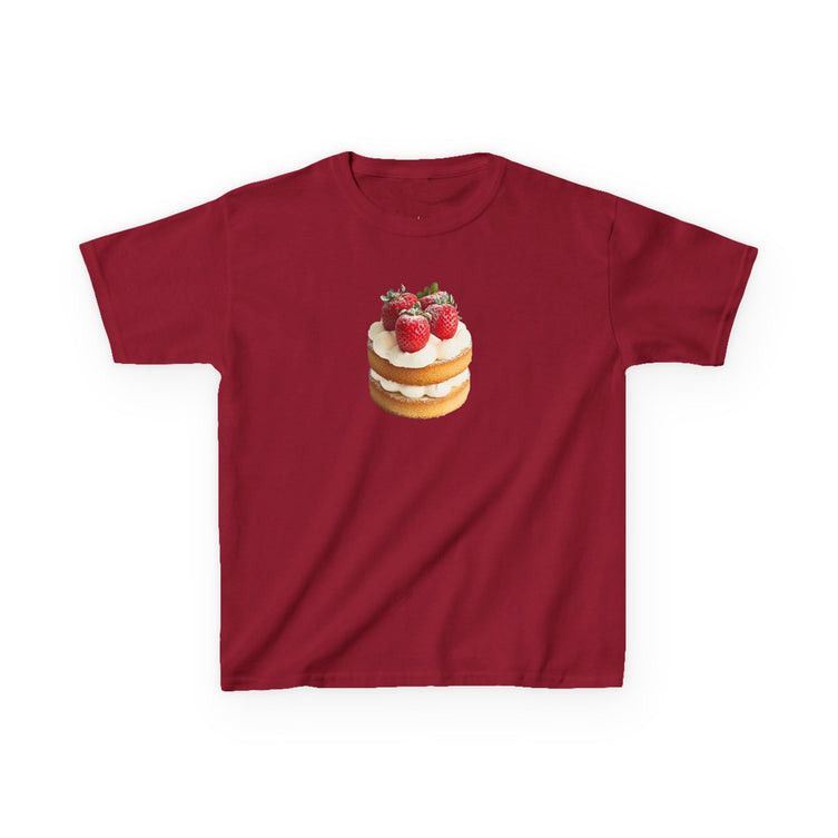 Other Red Strawberry Vanilla Cake Baby Tee Size S / US 4 / IT 40 - 2 Thumbnail
