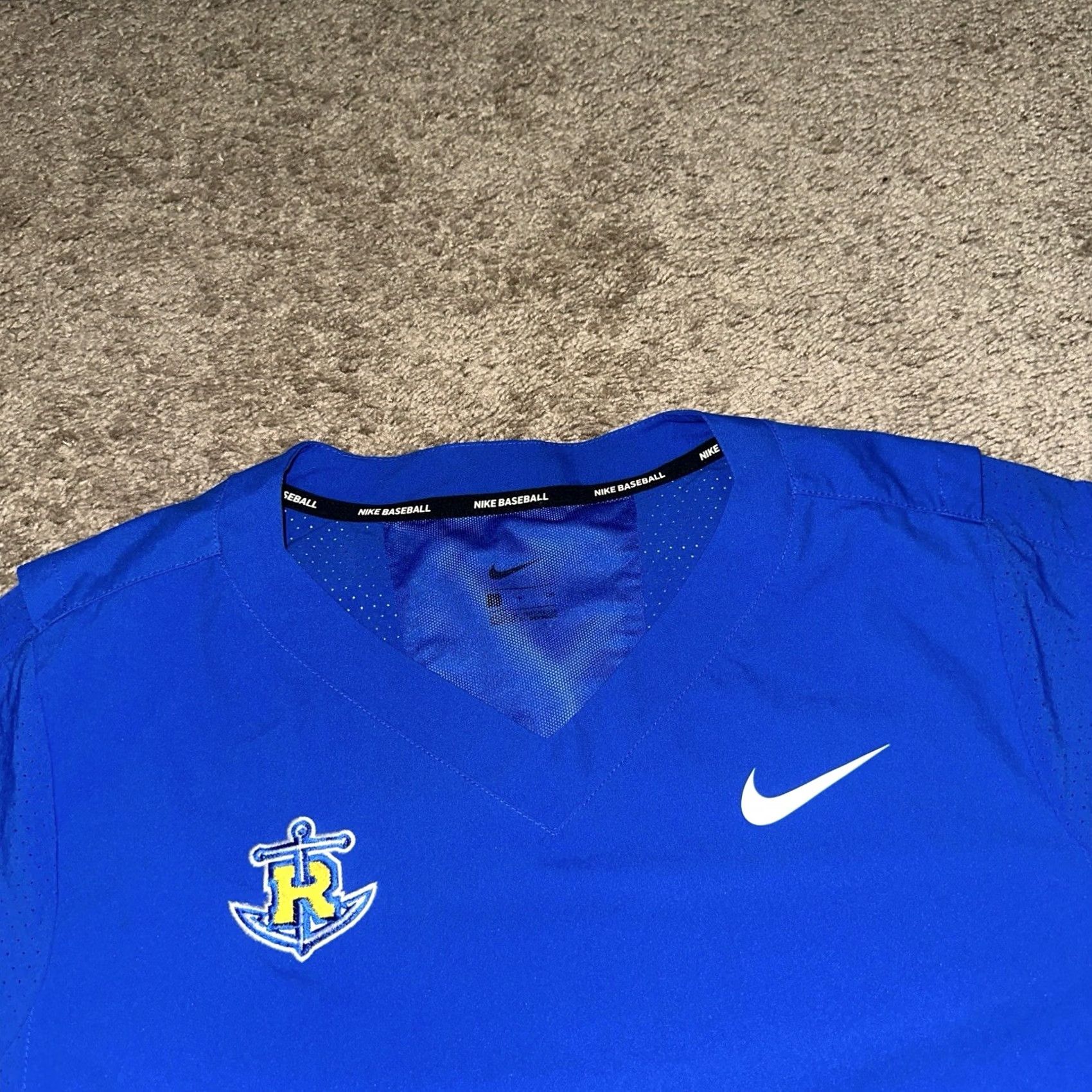 Nike Nike Baseball Jacket Windbreaker Mens Small Blue Lightweight Rollins Tars Regular Fit Activewear Spring Fall Winter Jacket Size US S / EU 44-46 / 1 - 2 Thumbnail