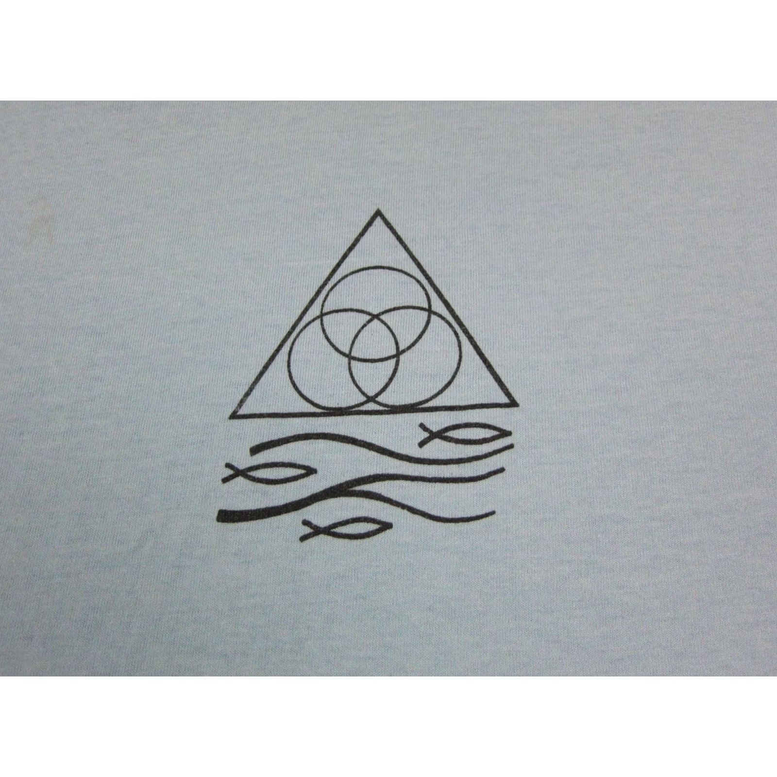 Fruit Of The Loom Vintage Fruit of the Loom Shirt XL Blue Logo Crew Neck Short Sleeve Mens US Made USA Size US XL / EU 56 / 4 - 4 Thumbnail