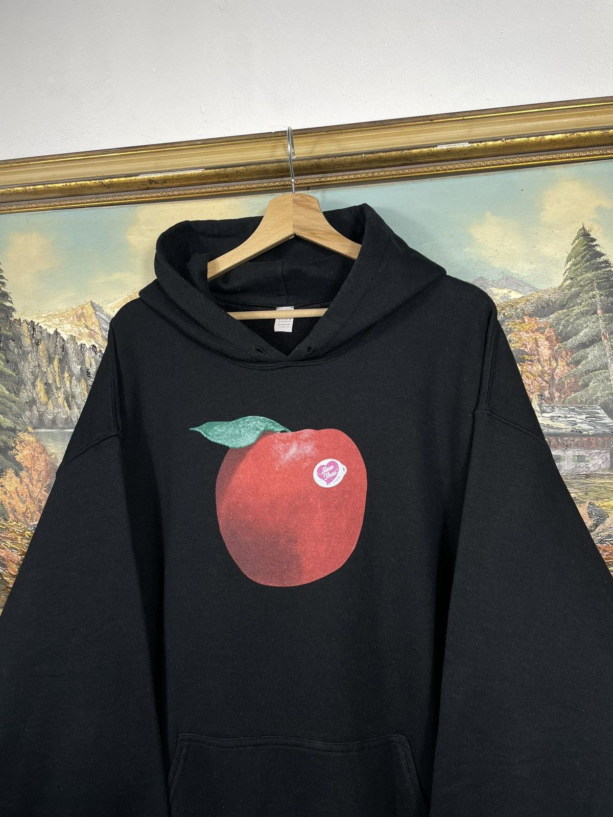 Band Tees × Rap Tees Slowthai Tyron Album Black Hoodie Baggy Loose Boxy Oversize Size US XL / EU 56 / 4 - 4 Thumbnail