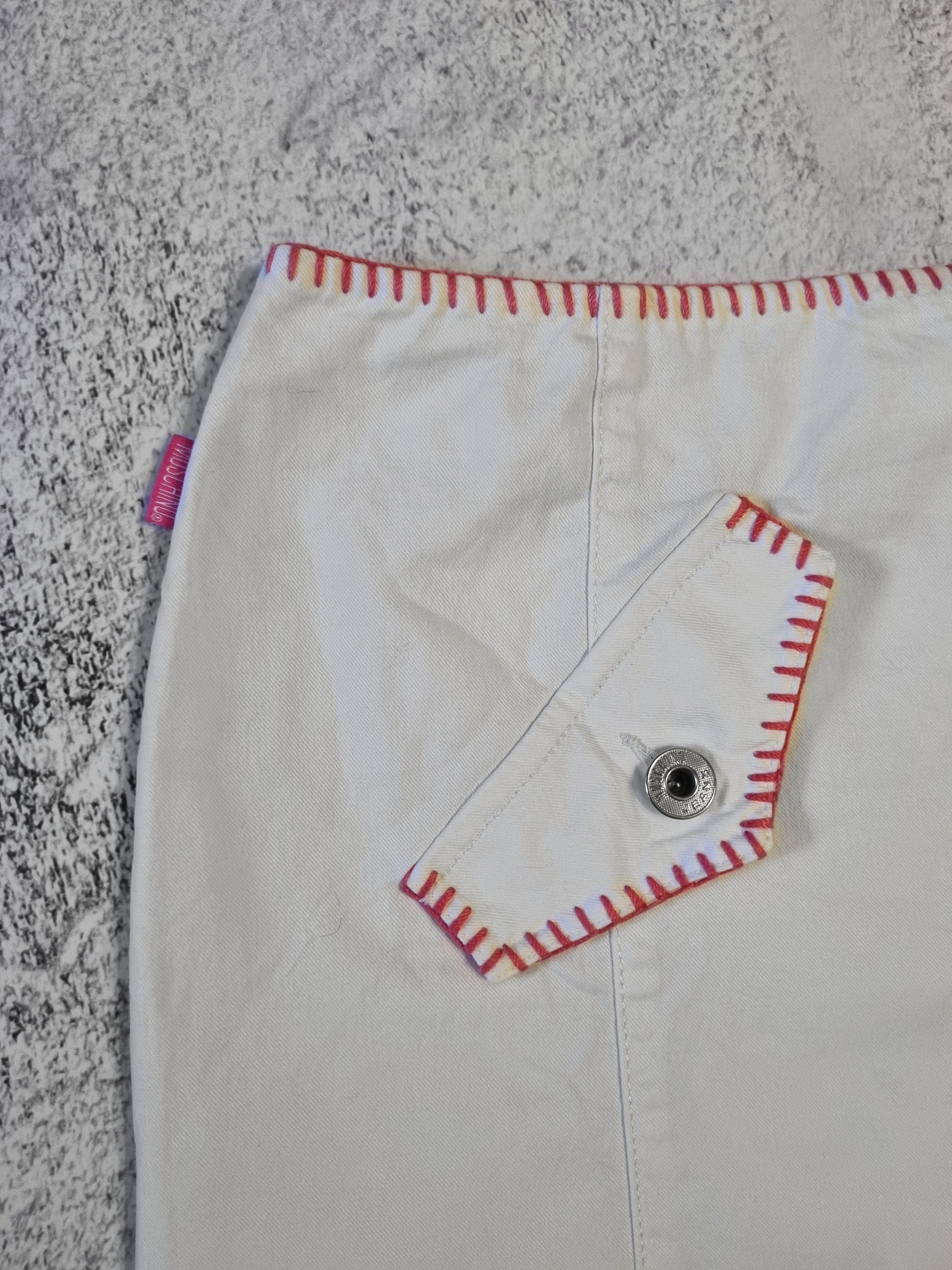Moschino × Vintage Vintage Moschino Jeans Y2K Midi Skirt Size 30" / US 8 / IT 44 - 4 Thumbnail