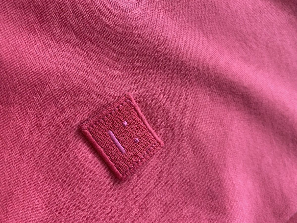 Acne Studios Acne Studios Nash Face Pink T-shirt Size US XXS / EU 40 - 3 Thumbnail