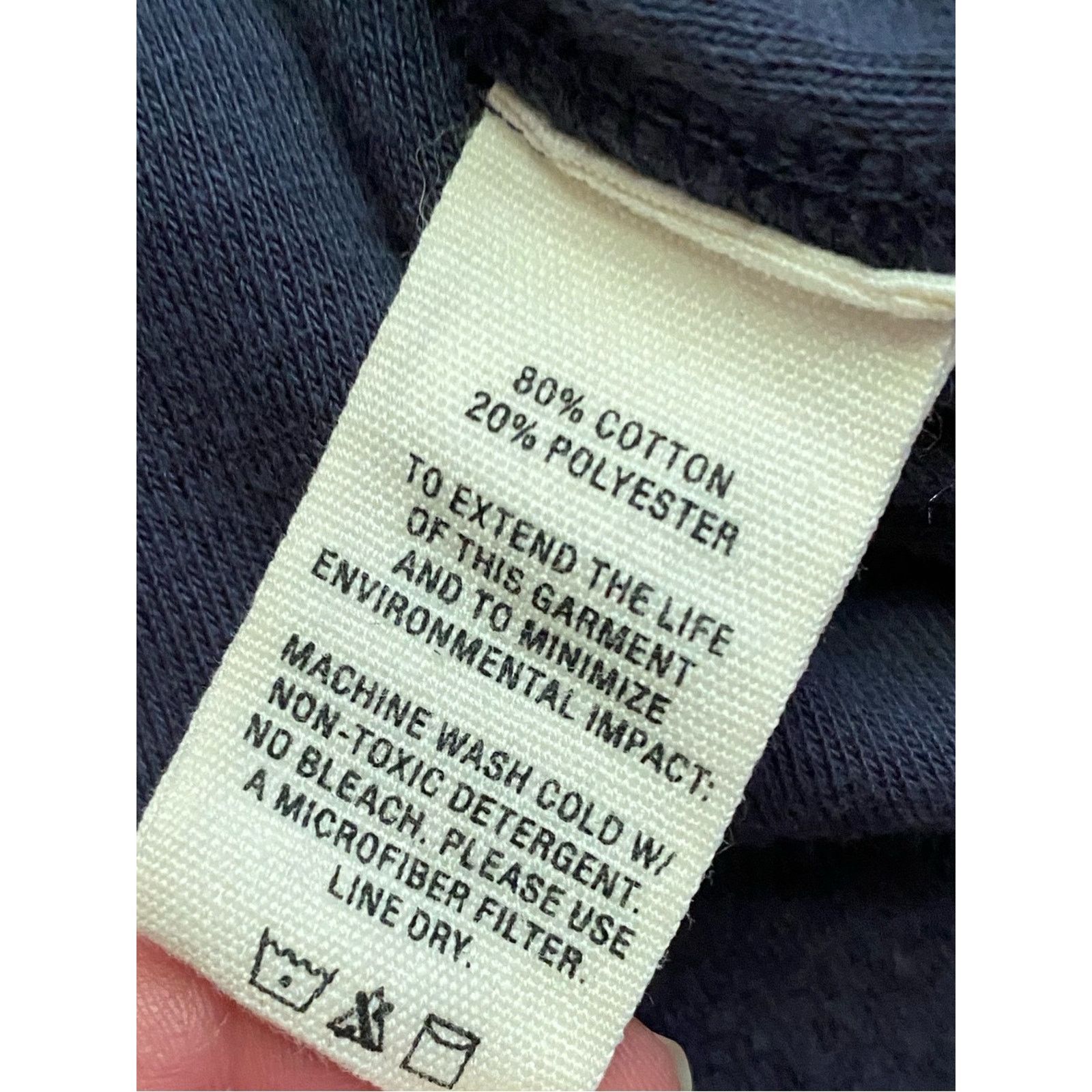 Alex Mill Alex Mill $95 Womens Benny Navy Terry Shirt Small EUC Size S / US 4 / IT 40 - 8 Thumbnail