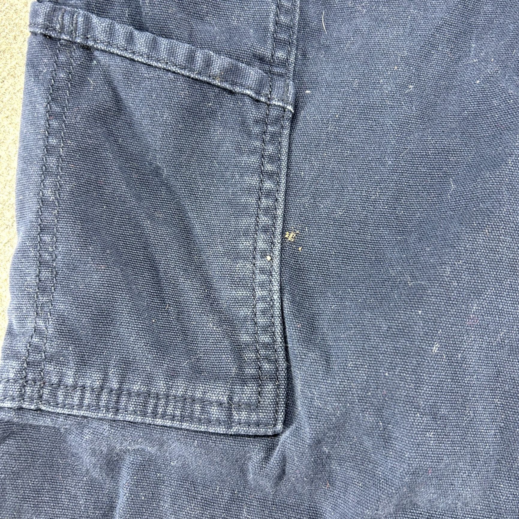 Carhartt VINTAGE Carhartt Pants Mens 38x34 Blue Navy Cargo Carpenter Relaxed Canvas Rugged Flex Size US 38 / EU 54 - 3 Thumbnail