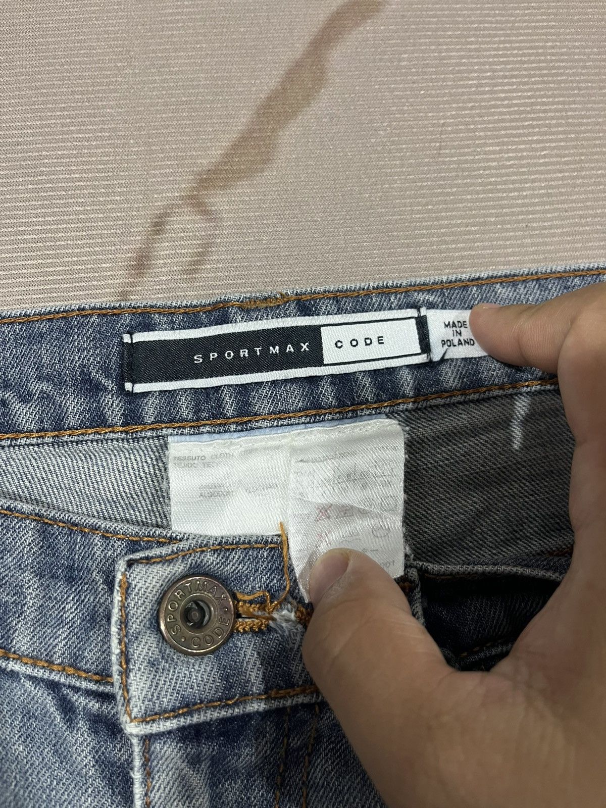 Sportmax Sportmax Code Max Mara Bootcut Denim Jeans Size 28" / US 6 / IT 42 - 5 Thumbnail