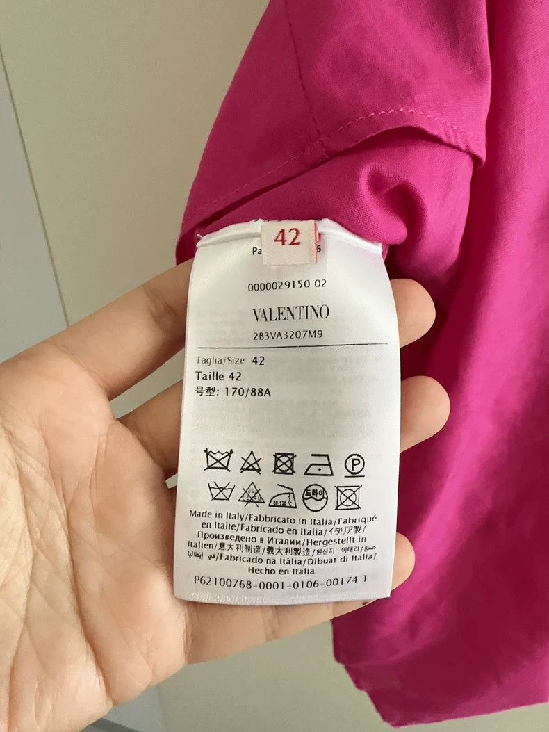 Valentino Valentino Pink long-sleeved top dress Size M / US 6-8 / IT 42-44 - 7 Thumbnail