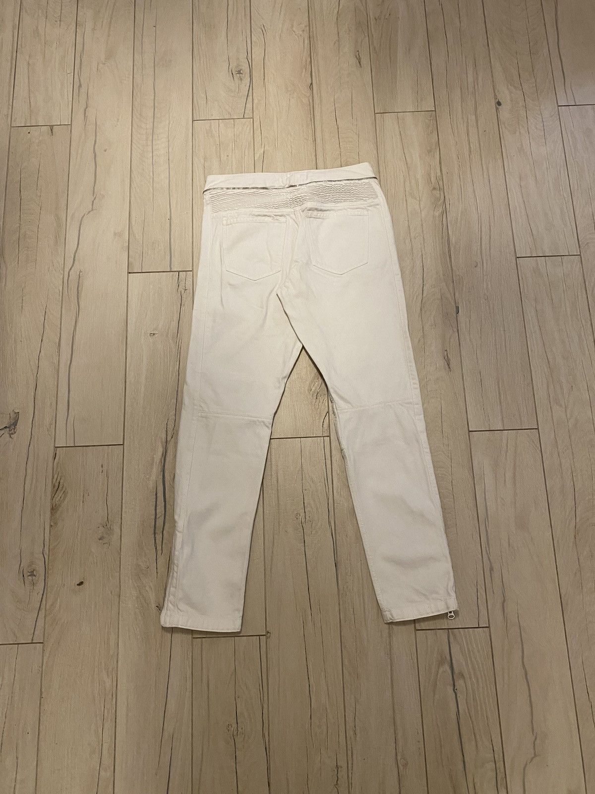 Isabel Marant FW13 Isabel Marant X H&M Biker White Denim Pants Size US 32 / EU 48 - 10 Thumbnail
