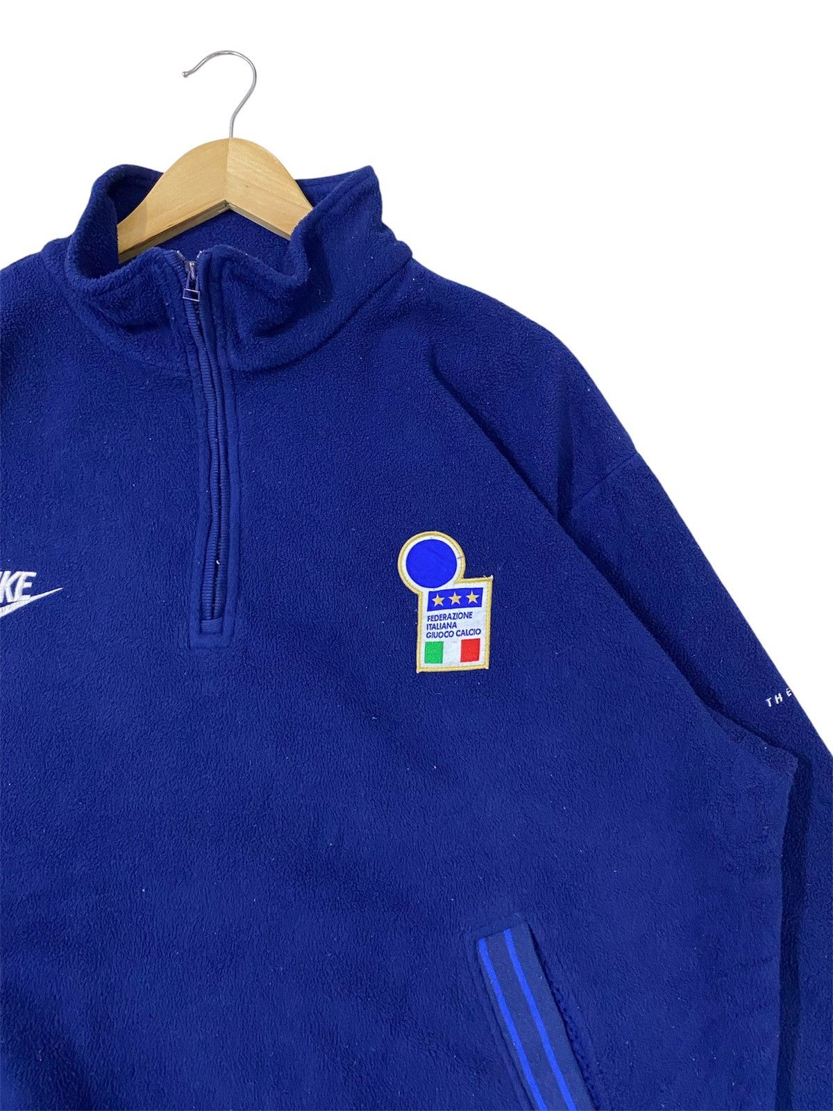 Nike Vintage 90s Nike Big Logo Embroidered Italia Federation | M Size US M / EU 48-50 / 2 - 5 Thumbnail