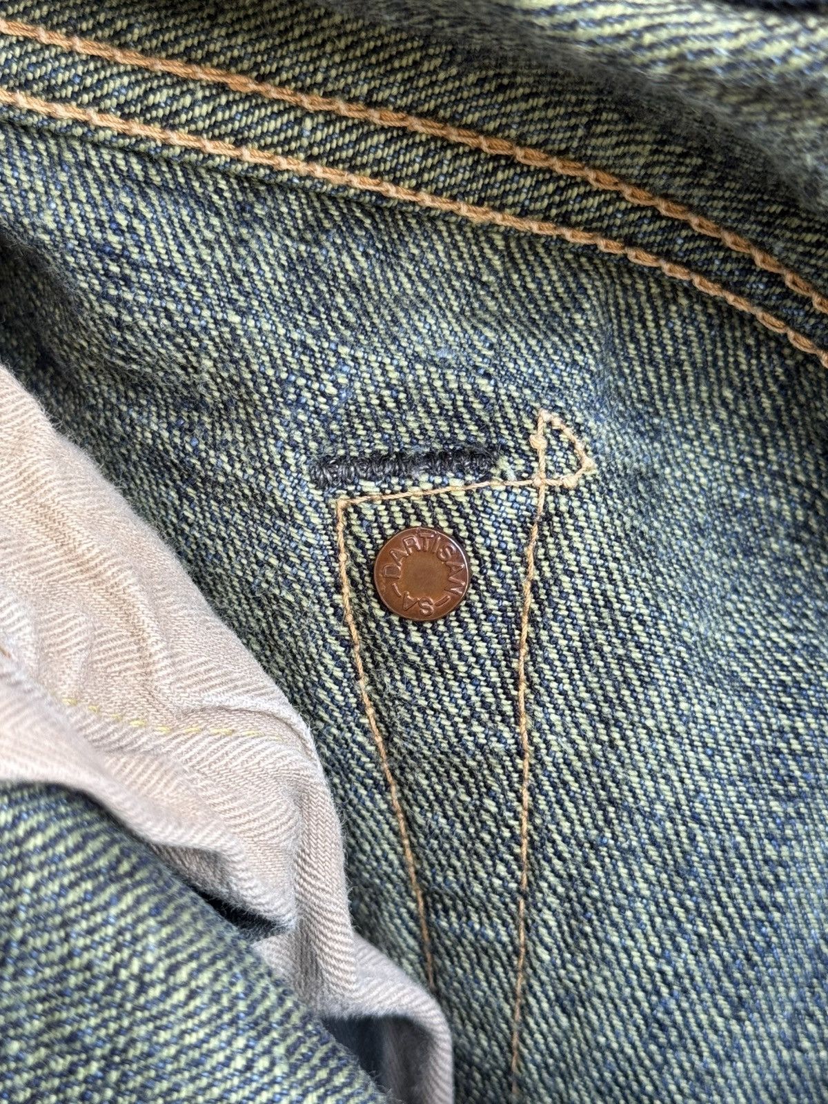 Studio D'Artisan Studio D'Artisan X Okayama Denim Matchas Selvedge Size US 33 - 17 Thumbnail