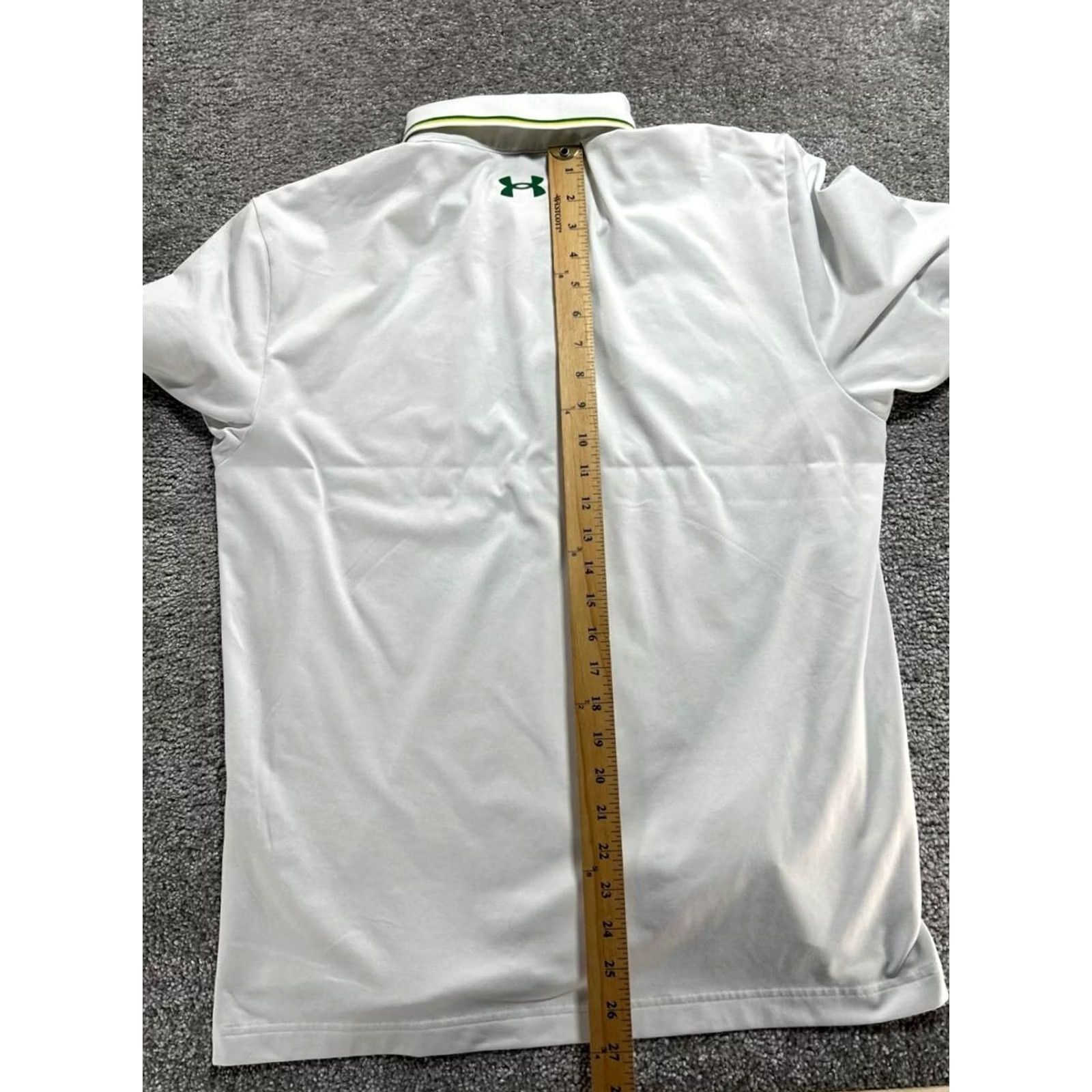 Under Armour Under Armour The Playoff Polo Shirt Men L White Stretch Loose Fit Athleisure Shirt Polo Size US L / EU 52-54 / 3 - 5 Thumbnail