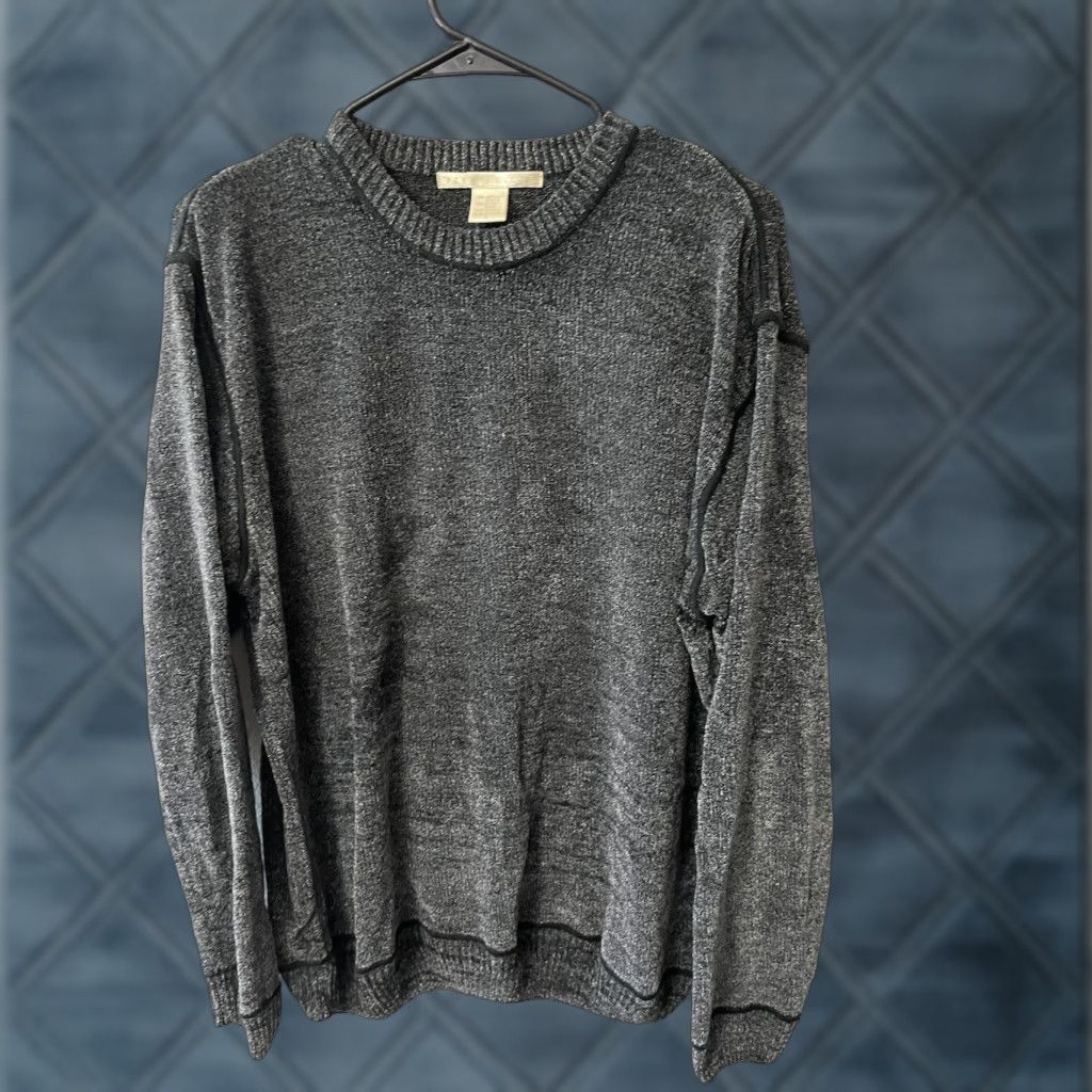 Perry Ellis Perry Ellis Gray Long Sleeve Crew Neck Pullover Sweater Shirt L Acrylic Rayon Men *Note: Original structure with brand, color, size, etc.* Size US L / EU 52-54 / 3 - 1 Thumbnail