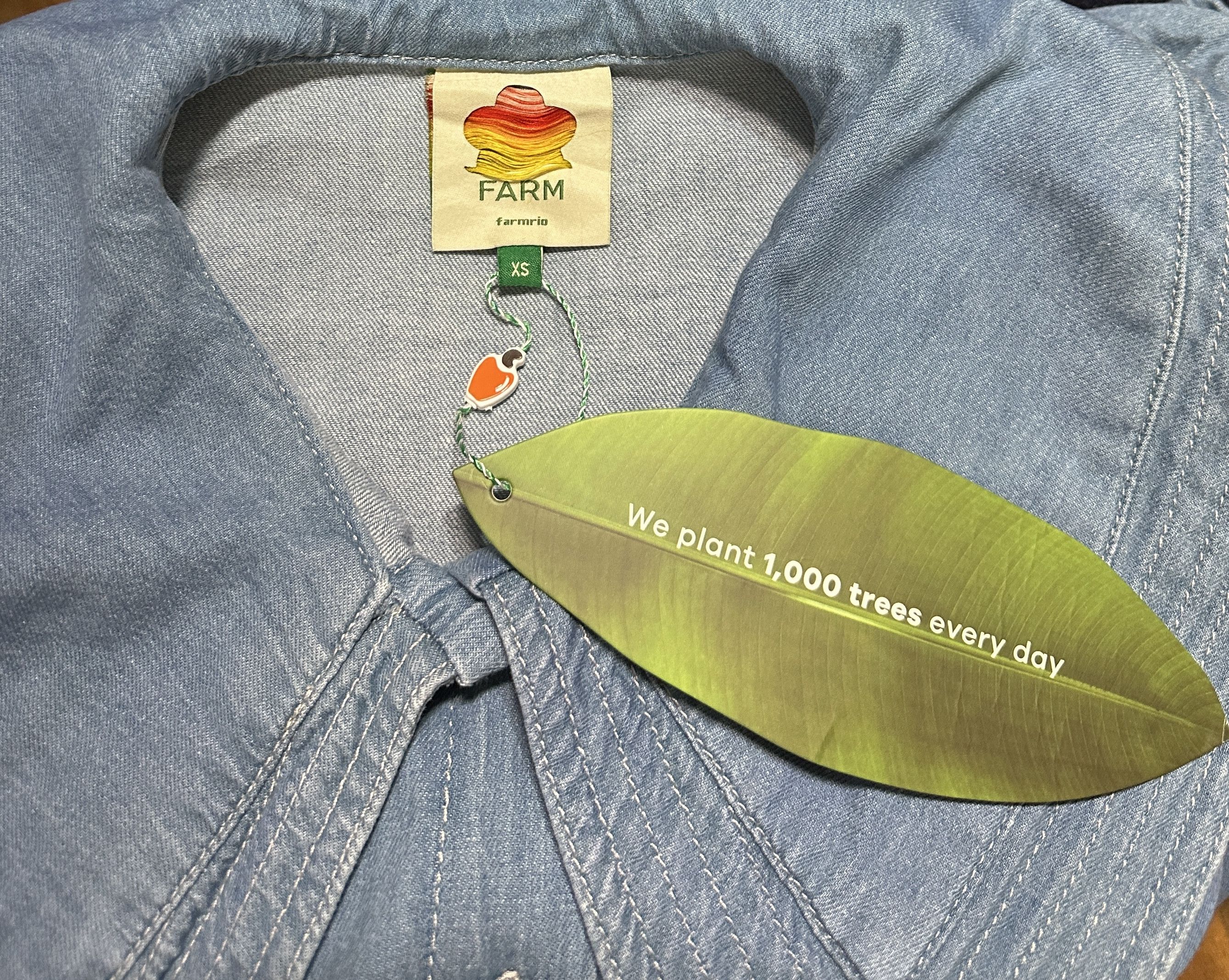 Farm Rio Denim shirt Size XS / US 0-2 / IT 36-38 - 5 Thumbnail