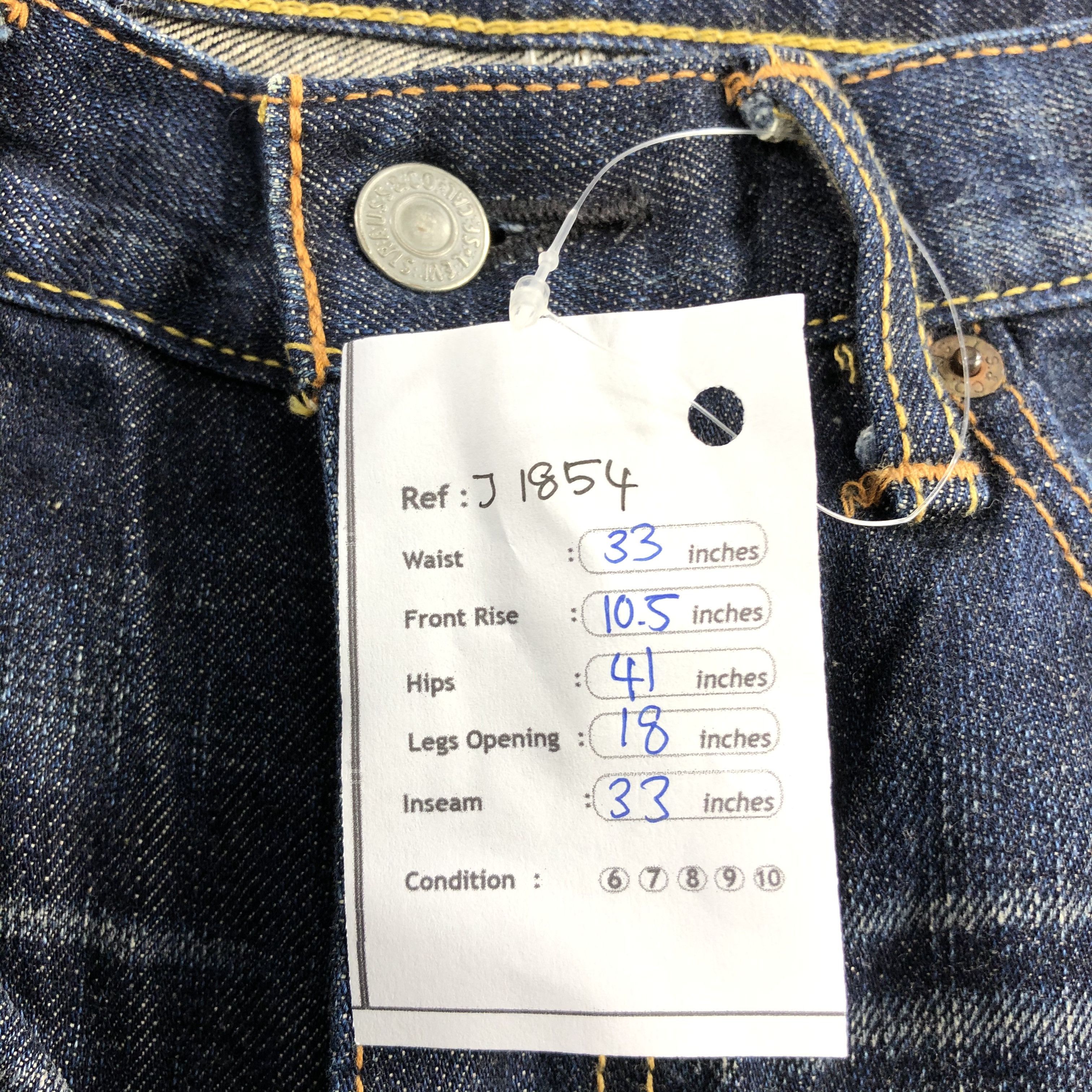 Levi's 90s Vintage Levis 707 Jeans-J1854 Size US 33 - 15 Thumbnail
