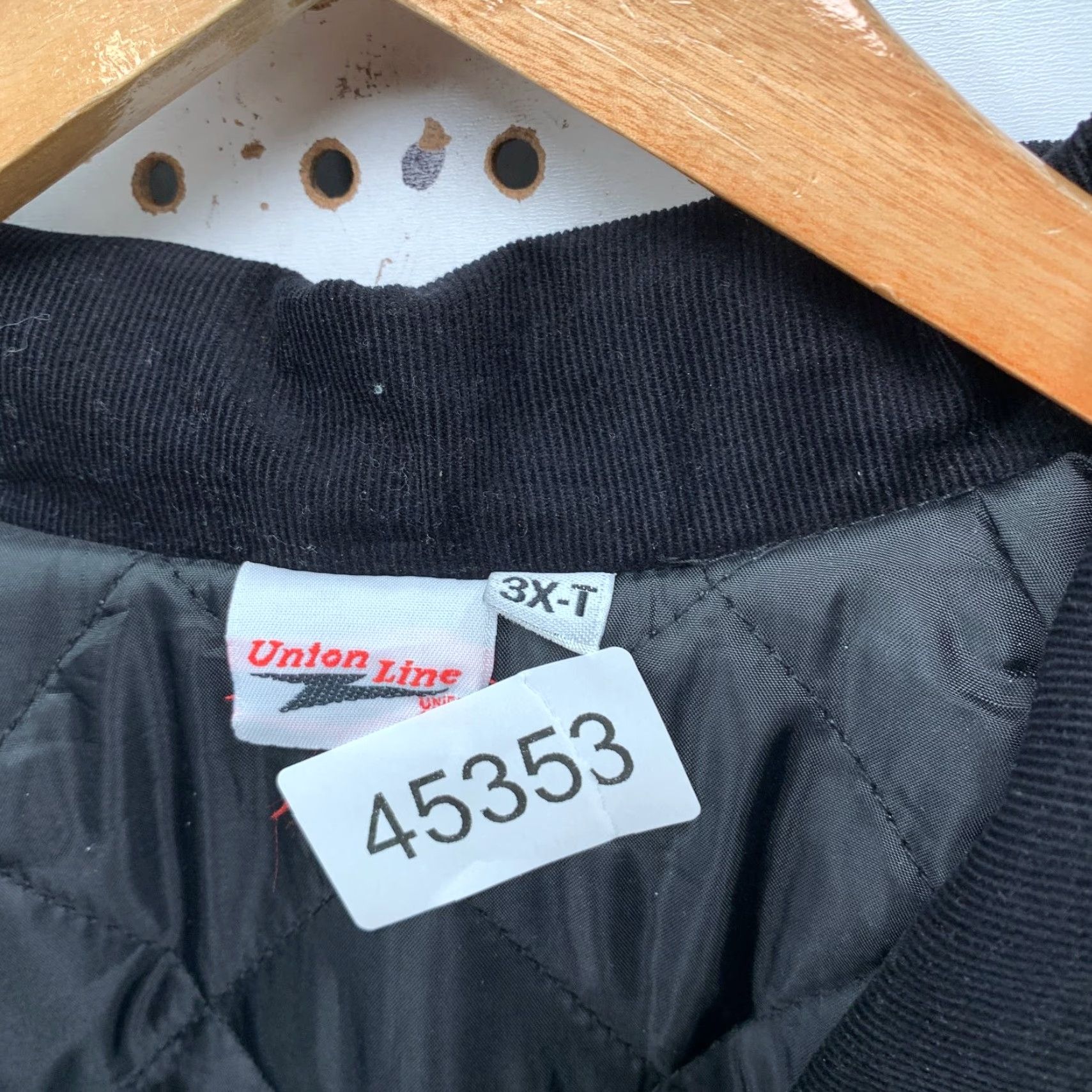 Vintage VINTAGE Union Line Canvas Jacket 3XL Tall Black Verizon Bomber Detroit Workwear Made USA Jacket Mens Size US XXL / EU 58 / 5 - 4 Thumbnail