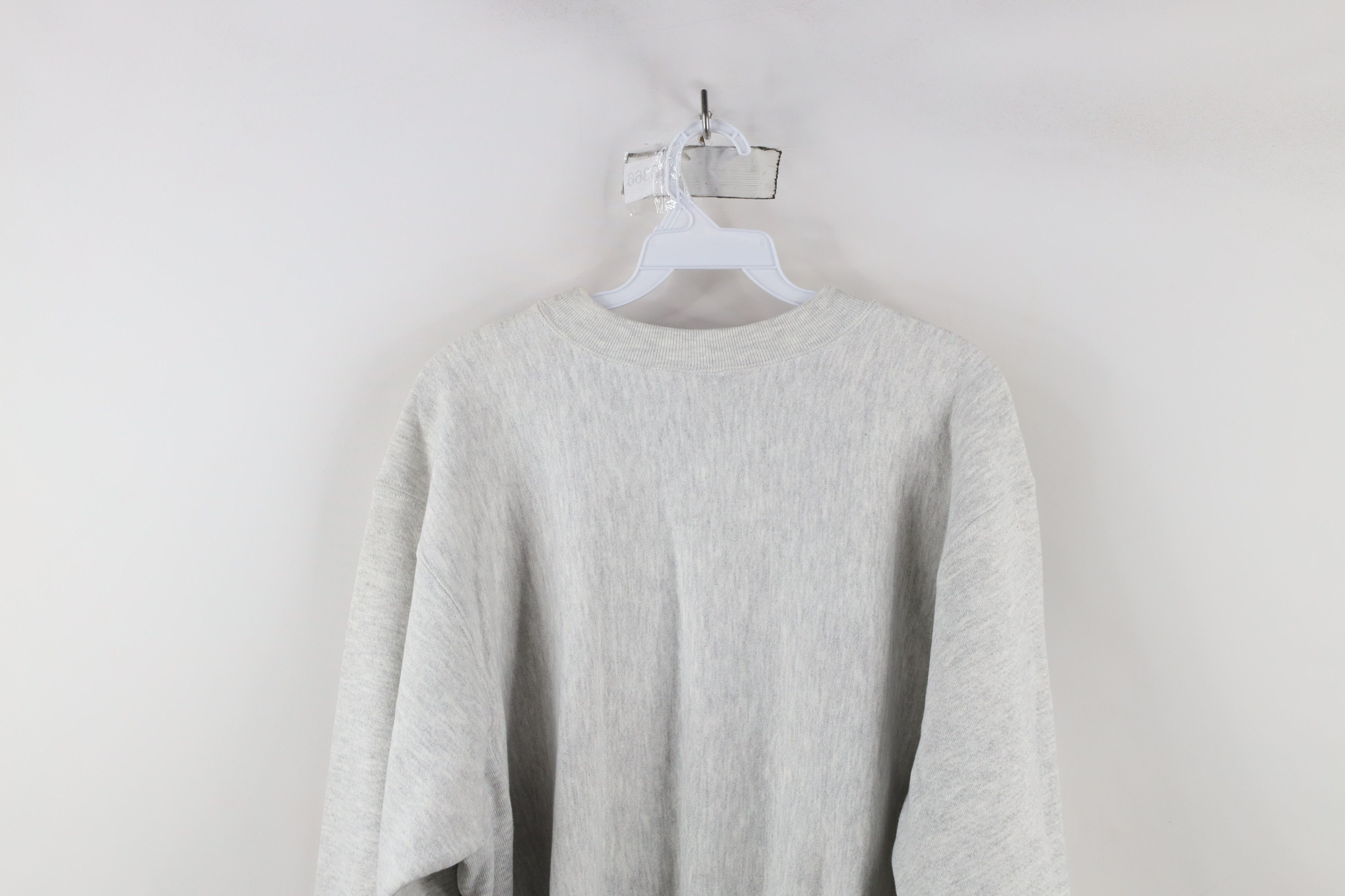 Vintage Vintage 90s Streetwear Reverse Weave Sweatshirt Gray USA Size US M / EU 48-50 / 2 - 11 Thumbnail