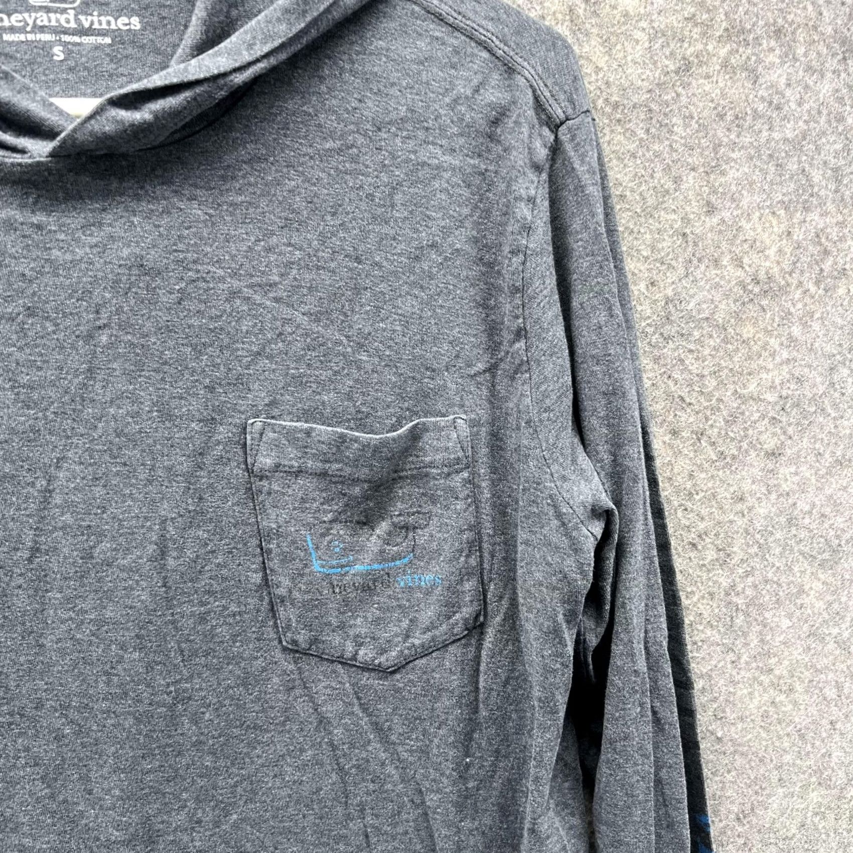 Vineyard Vines VINTAGE Vineyard Vines Hoodie Pullover Sweatshirt Men Small Adult Gray Size US S / EU 44-46 / 1 - 4 Thumbnail