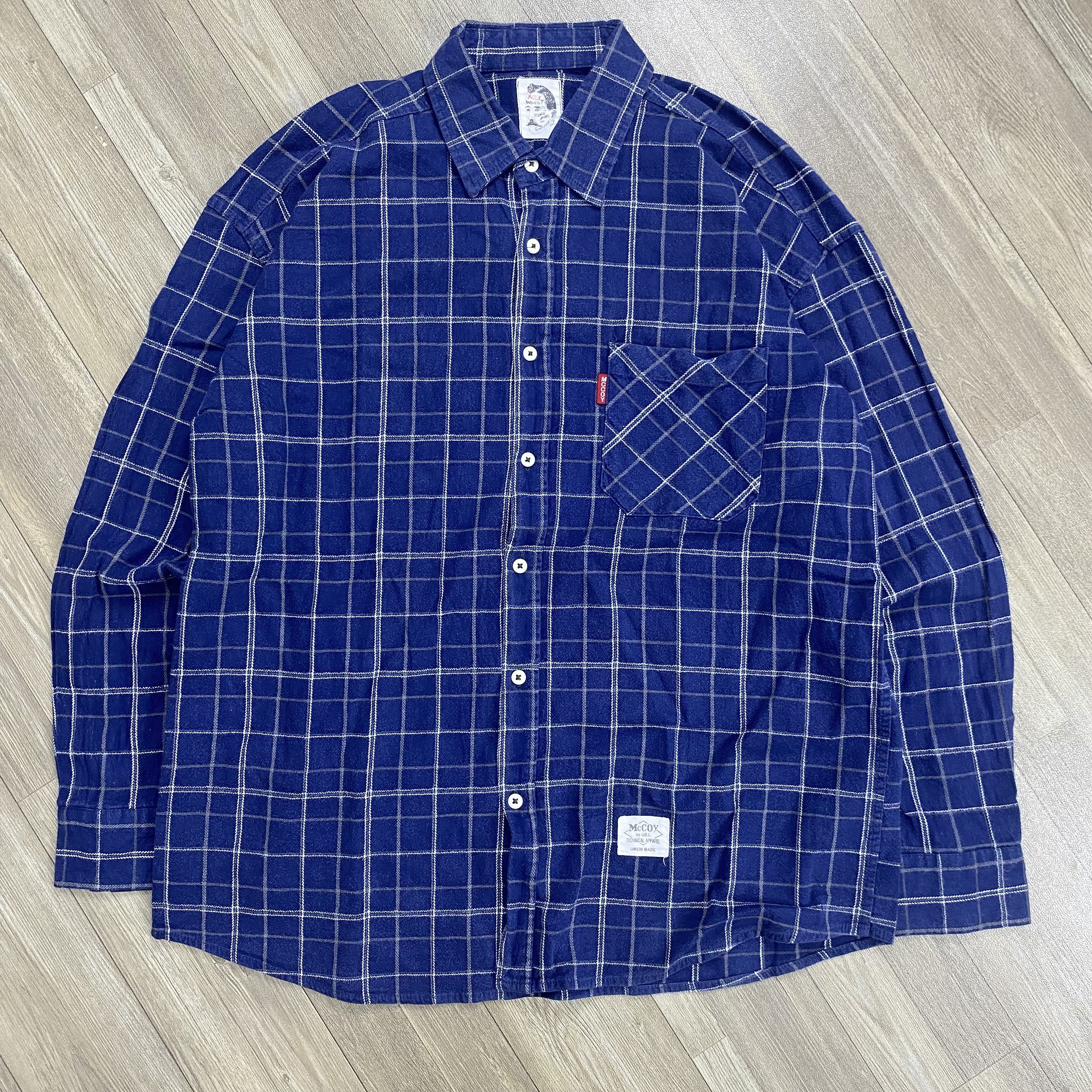 The Real McCoy's The Real Mc Coys Shirt Flannel Union Made Size US L / EU 52-54 / 3 - 1 Thumbnail
