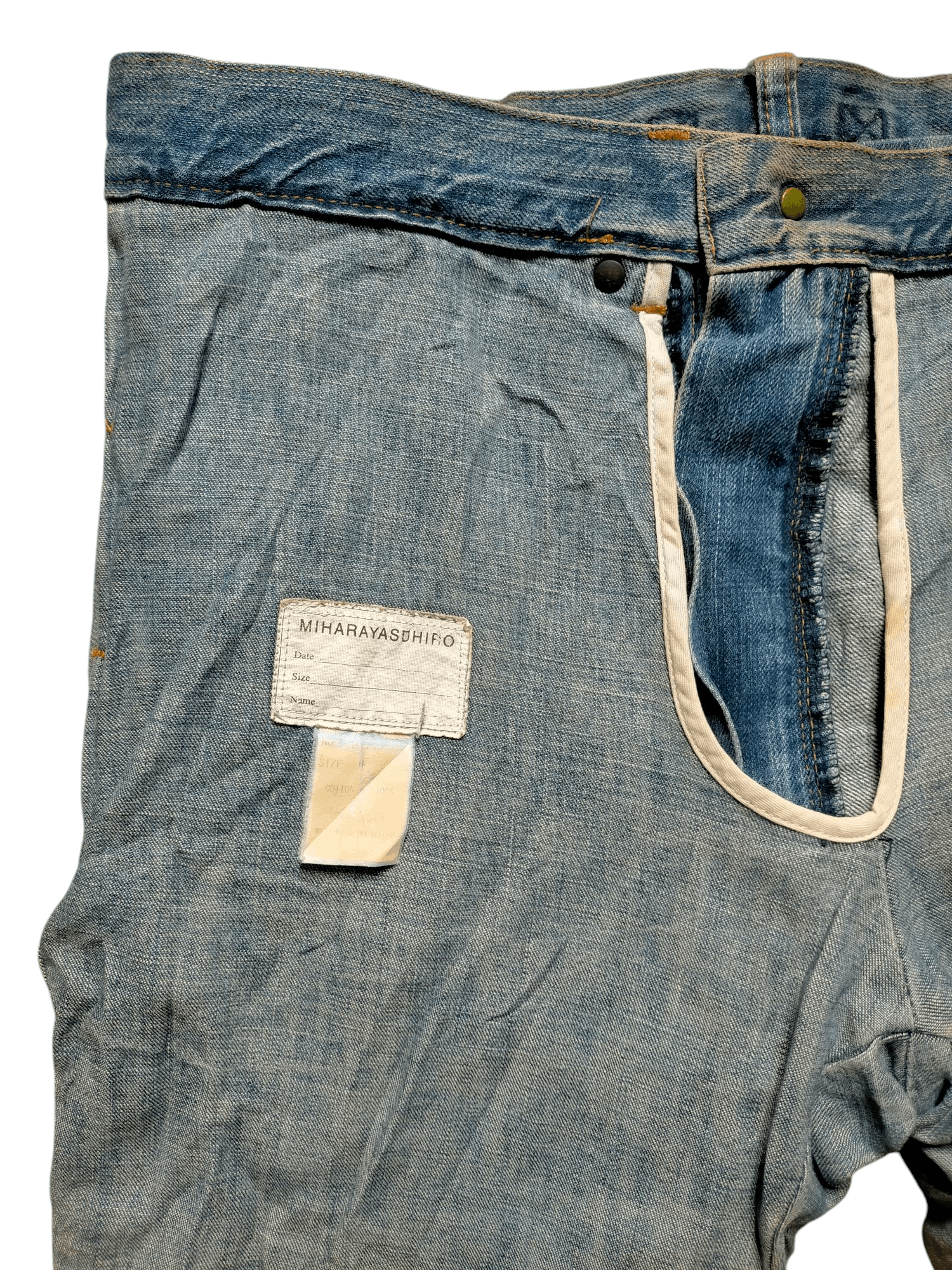 Maison MIHARA YASUHIRO Maison MIHARAYASUHIRO ⚡RARE Denim Pants Size US 34 / EU 50 - 20 Thumbnail
