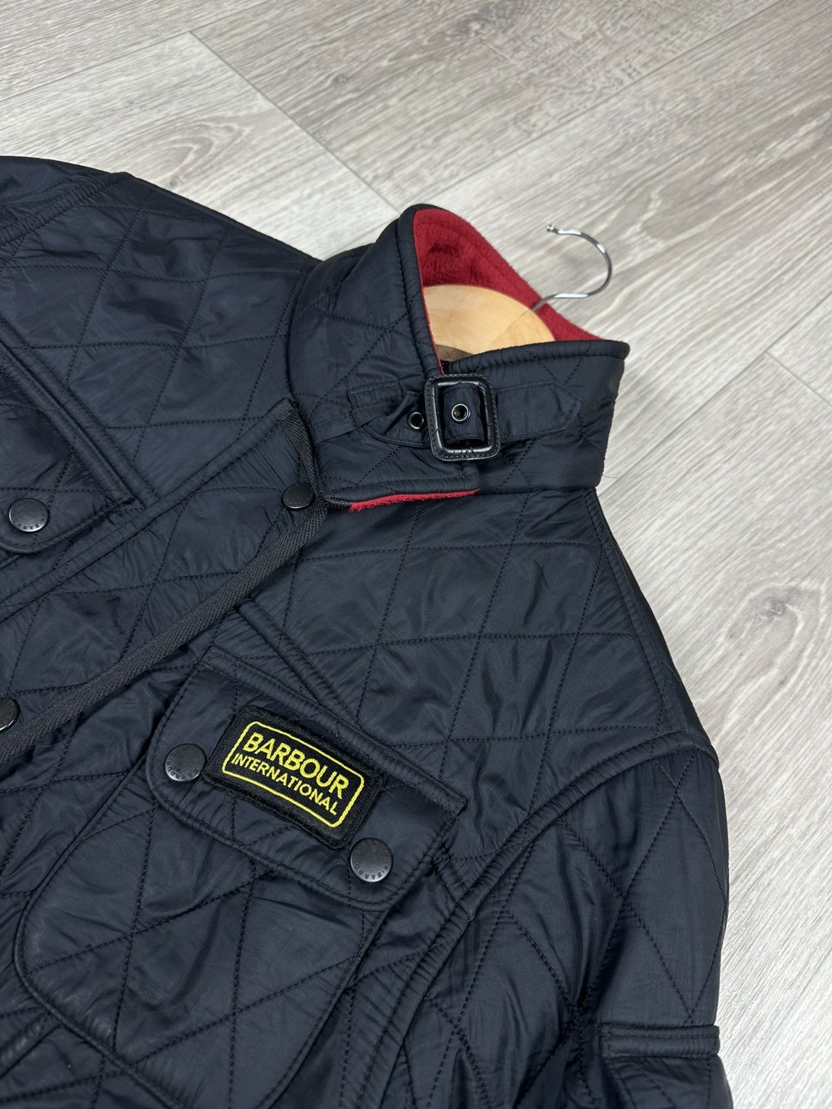 Barbour × Vintage Barbour International Women Black Polarquilt Jacket Size 10 Size L / US 10 / IT 46 - 4 Thumbnail