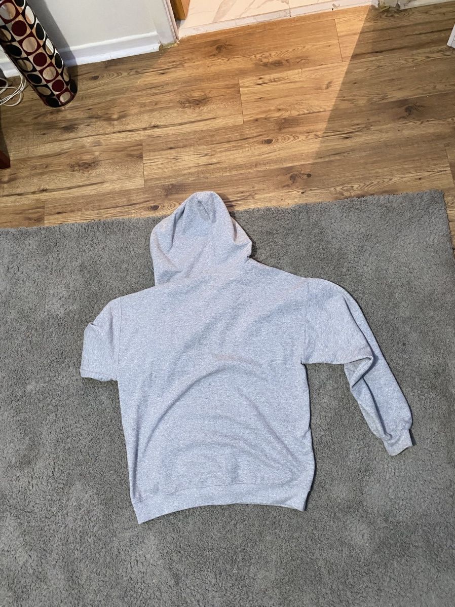 Gildan Grey zip up hoodie Size US L / EU 52-54 / 3 - 3 Thumbnail