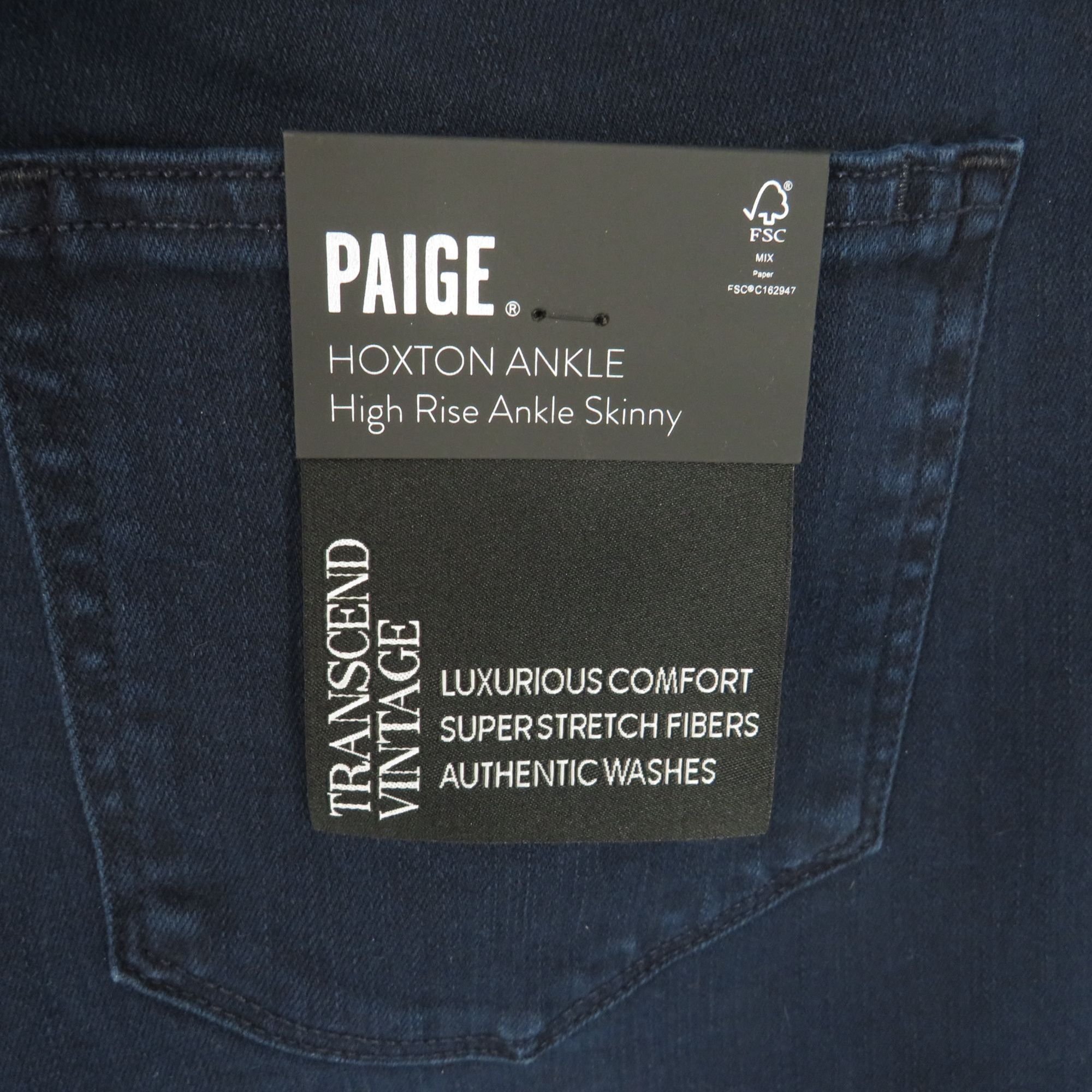 Paige Paige Hoxton Ankle Women's High-Rise Skinny Jeans 34 NWT Size 24" / US 00 / IT 34 - 10 Thumbnail