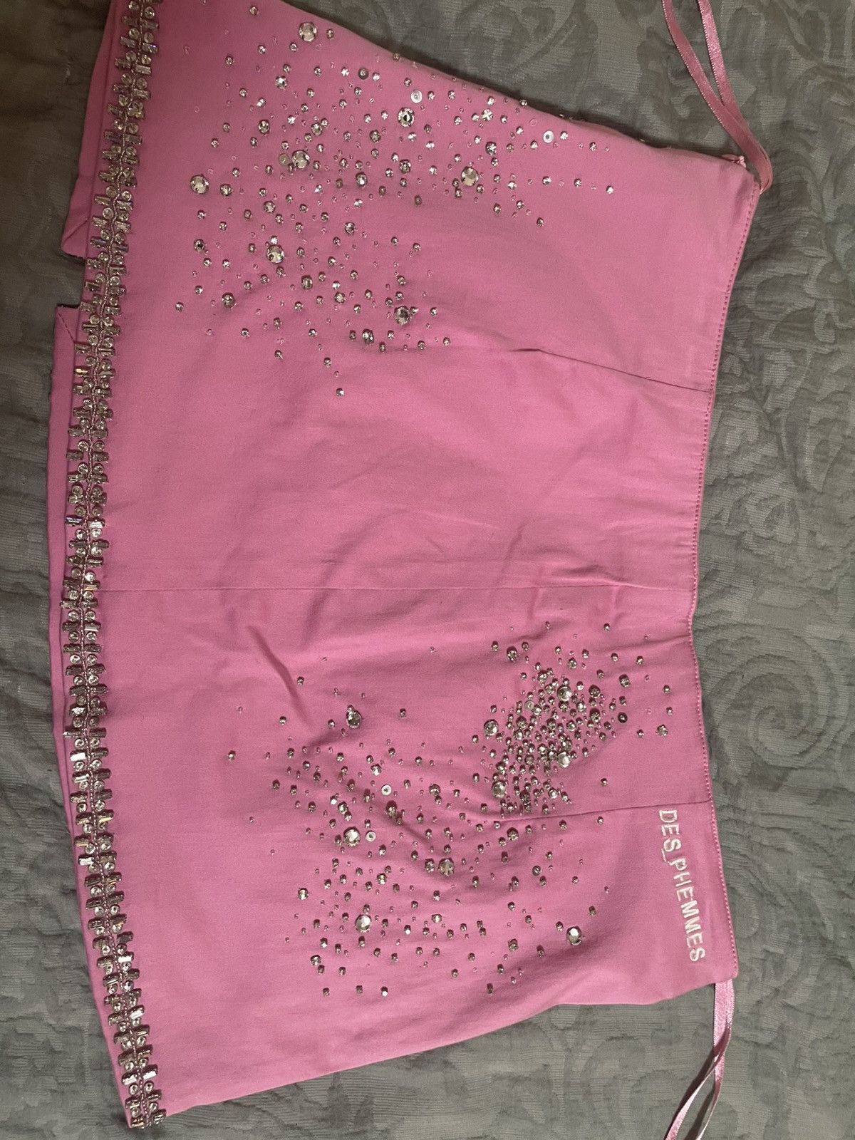 Neiman Marcus DES PHEMMES crystal skirt Size 28" / US 6 / IT 42 - 5 Thumbnail