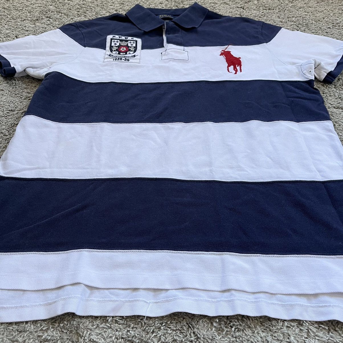 Polo Ralph Lauren × Wu-Tang Clan 🔴Polo Ralph Lauren Shirt Size XL Navy White Big Pony Wu-Tang Size US XL / EU 56 / 4 - 6 Thumbnail