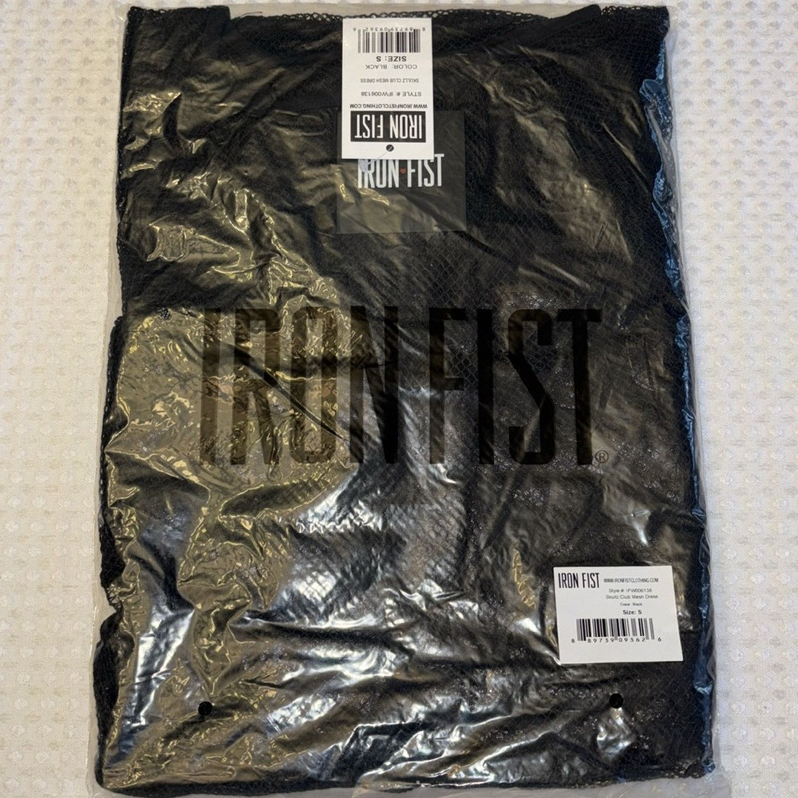 Iron Fist IRON FIST Skullz Club S Black Sheer Fit Flare Dress Babydoll Size S / US 4 / IT 40 - 3 Thumbnail